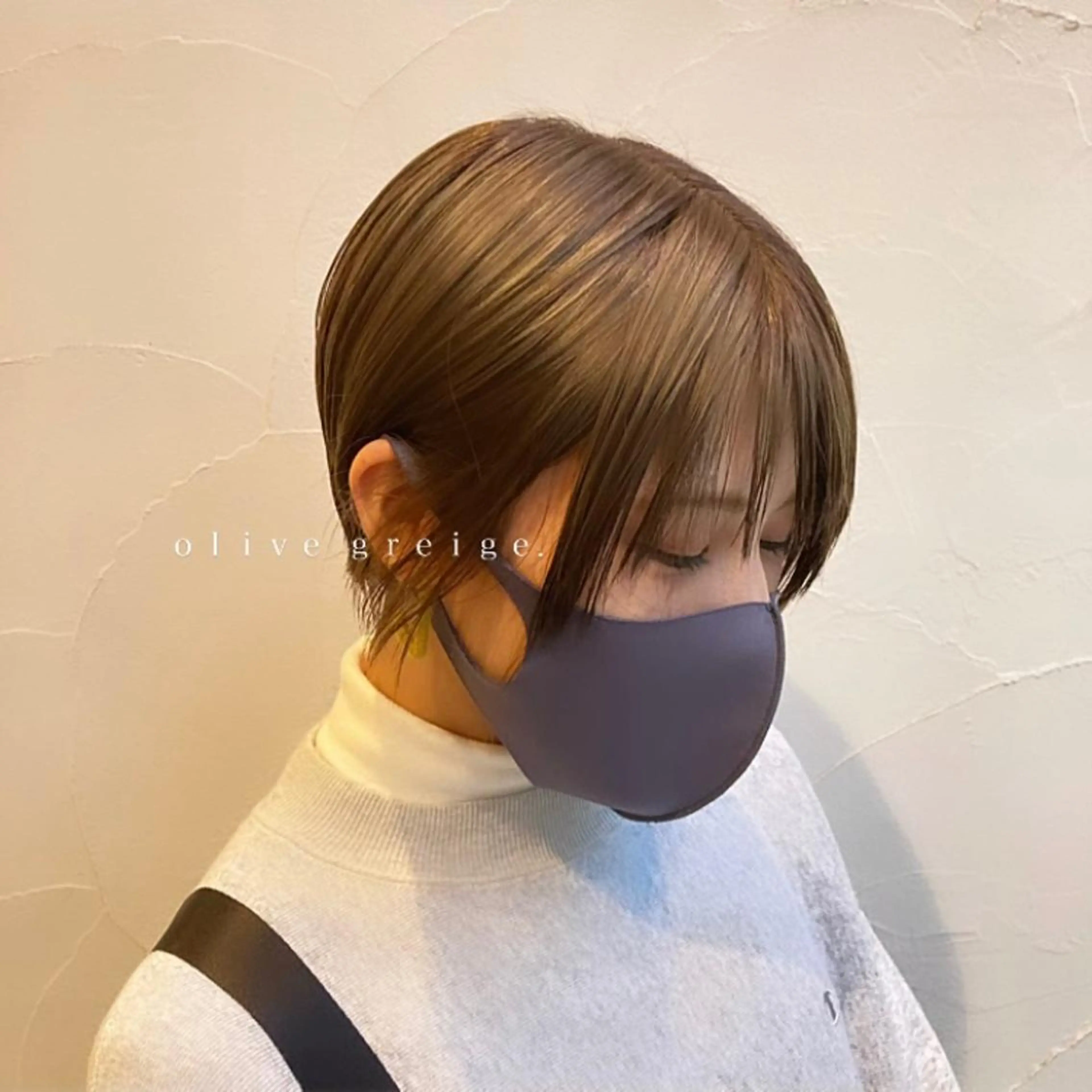 ショート カット 縮毛矯正 トリートメント パーマ/名古屋パーマ / コデラ ナナホのヘアスタイル