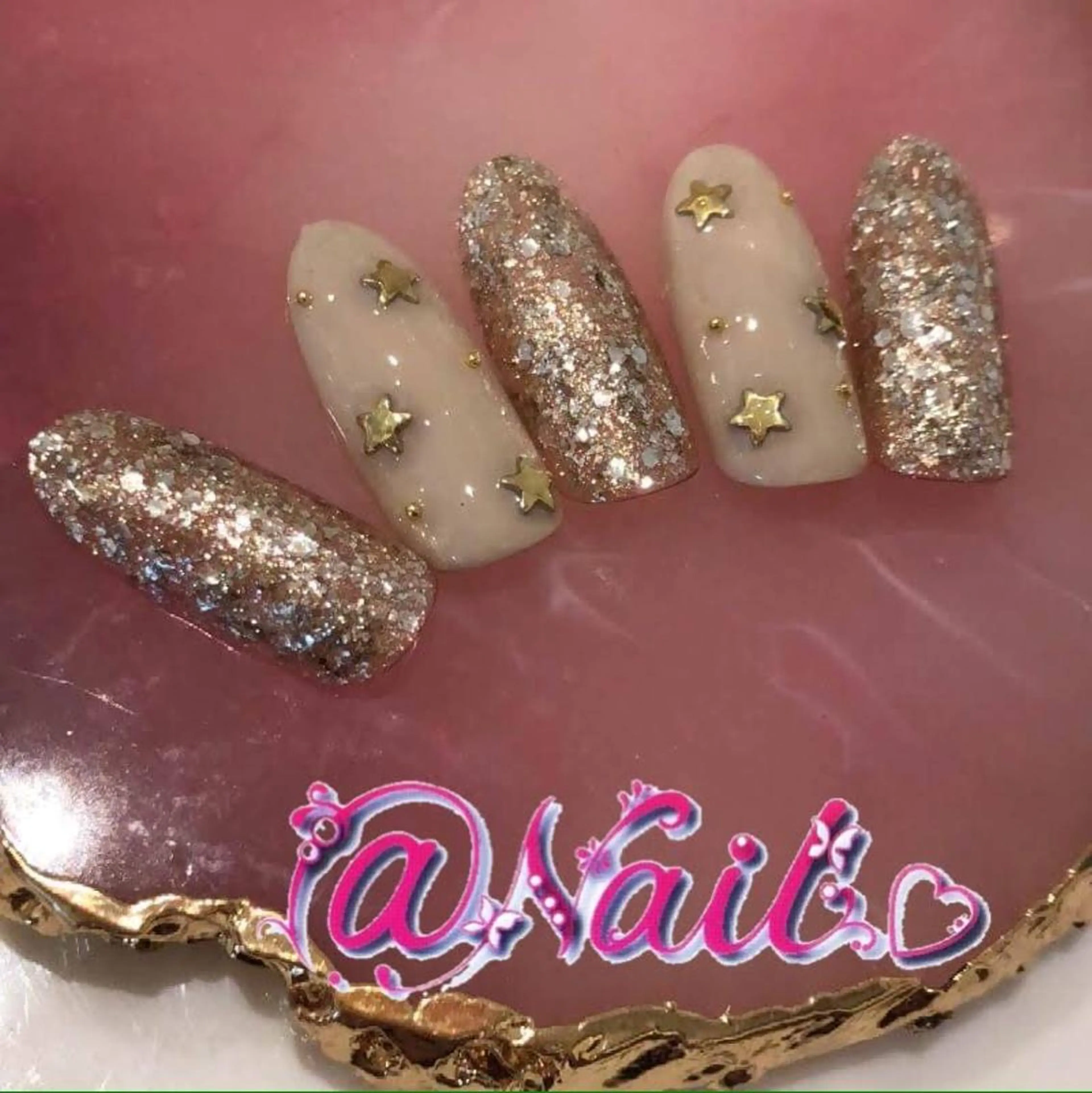 ネイル ネイルチップ 小尾 栞のネイルデザイン