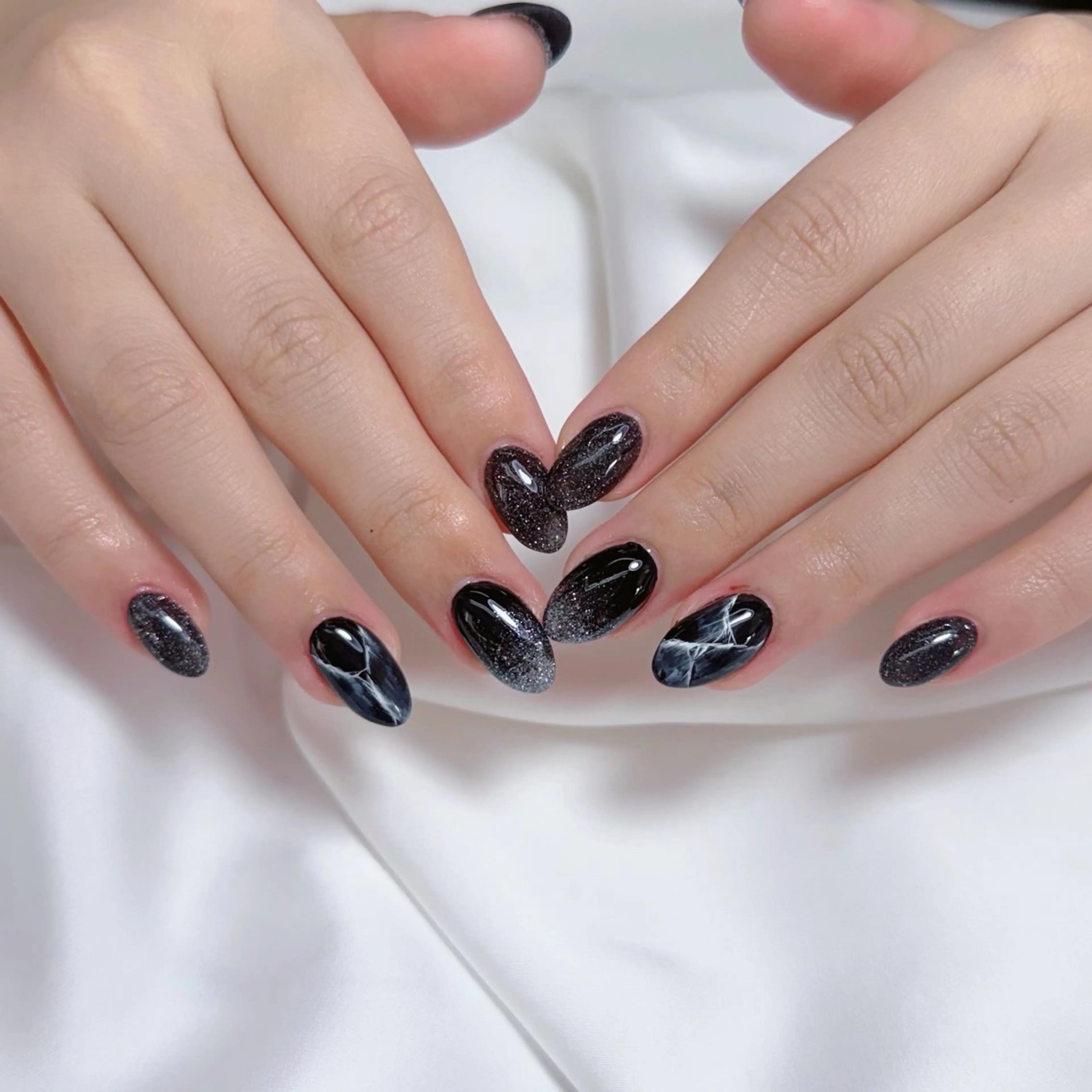 セミロング ハンドネイル Bibi beauty spa Osaka所属・Bibi nail Osakaのネイルデザイン