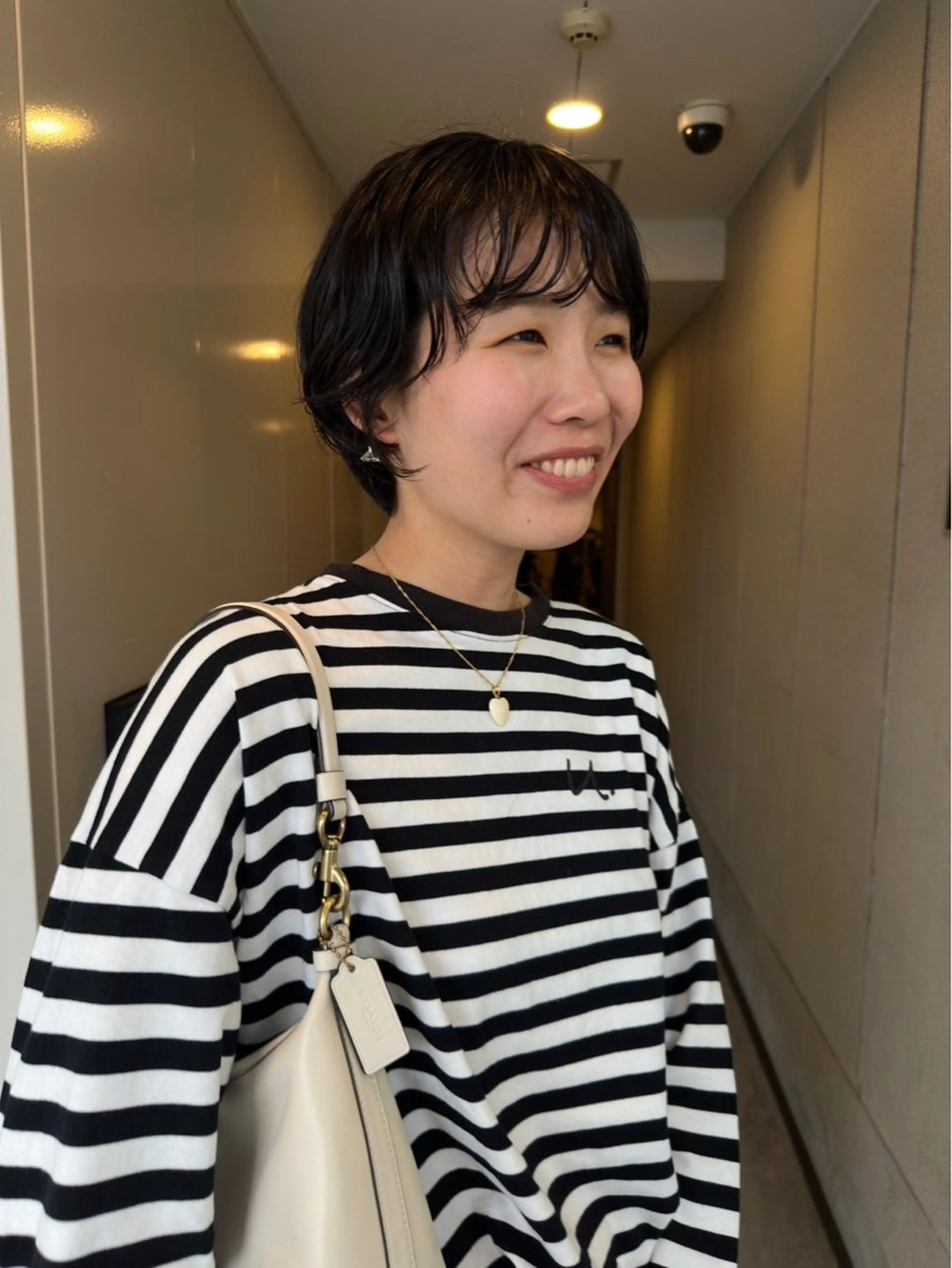 ショート パーマ GIFT所属・橋本叶夢/ ショートヘア/透け感のヘアスタイル