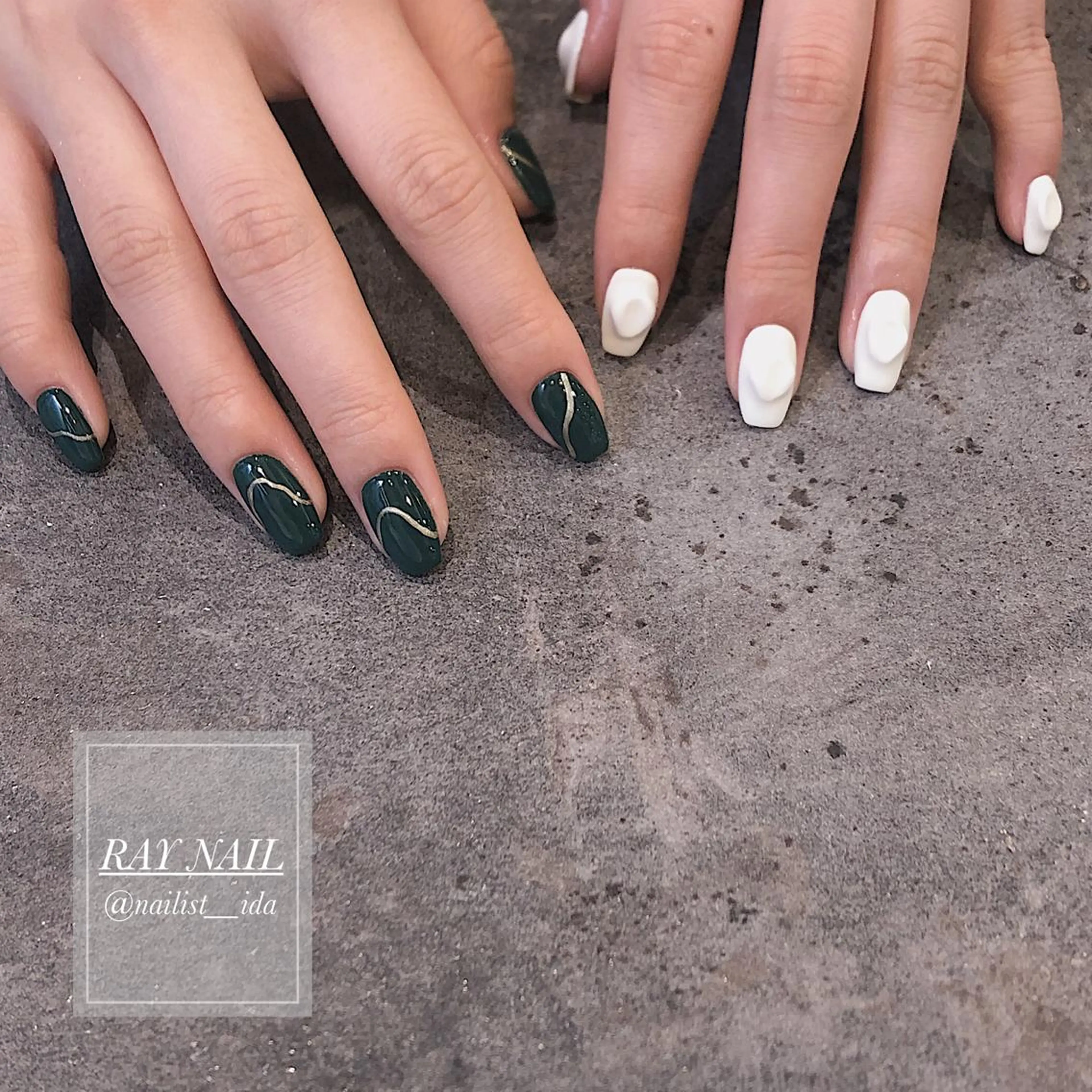 ネイル Arowa 伊田のネイルデザイン