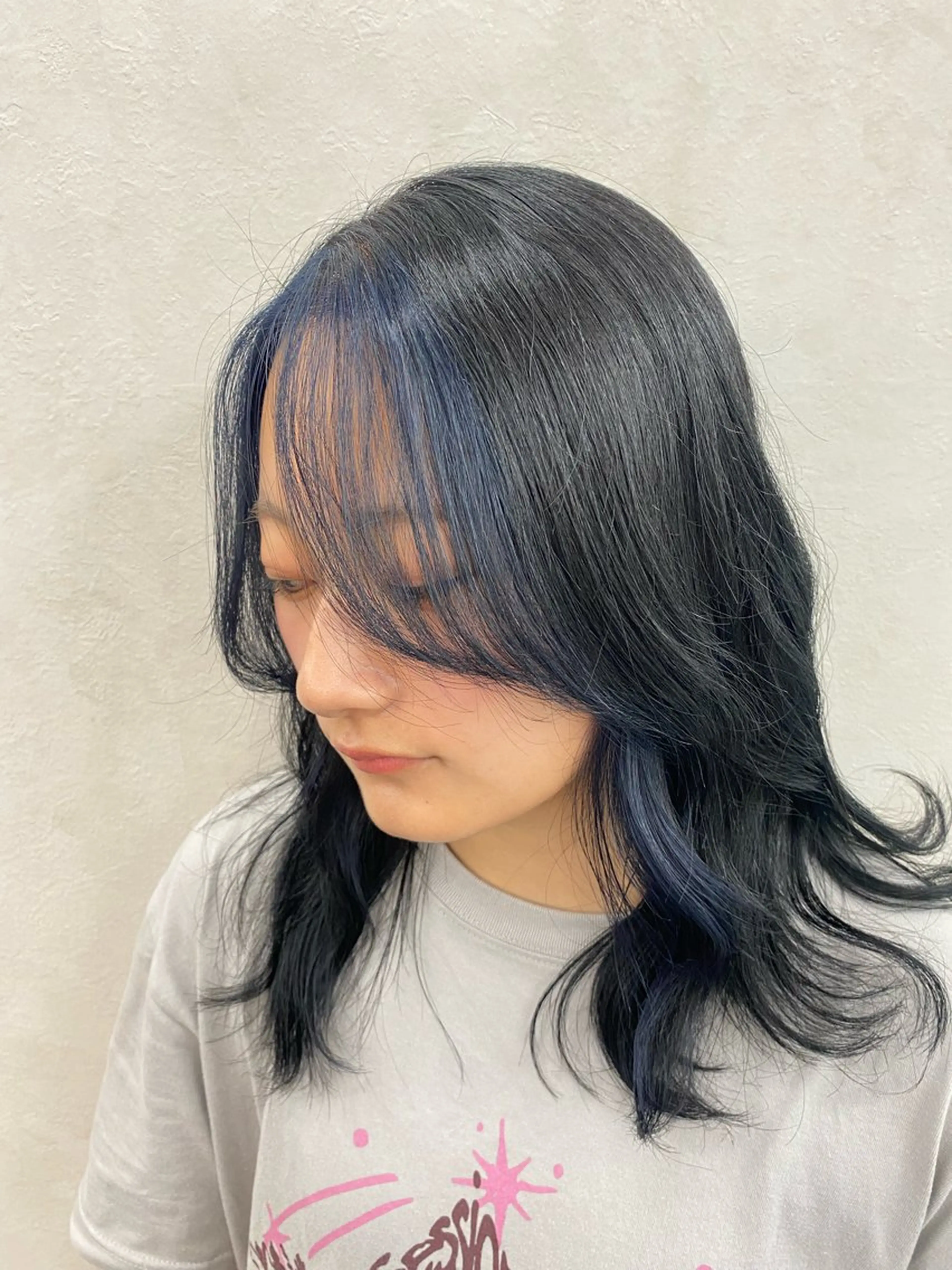 セミロング カラー ヘアカラー 🌼似合わせカラー / Misaki🌼のヘアスタイル