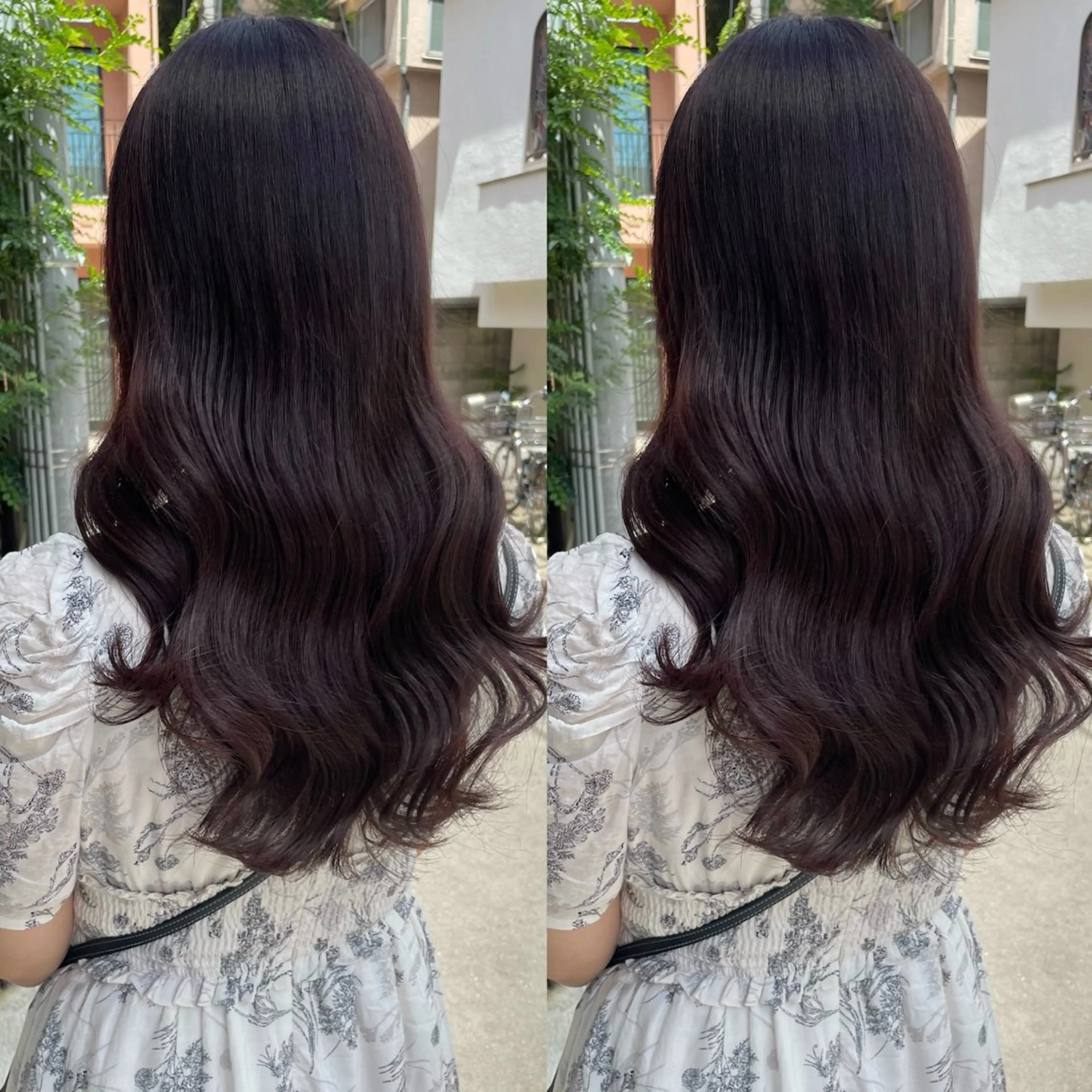 ロング カラー ヘアカラー トリートメント kana ブリーチなしカラー✨のヘアスタイル