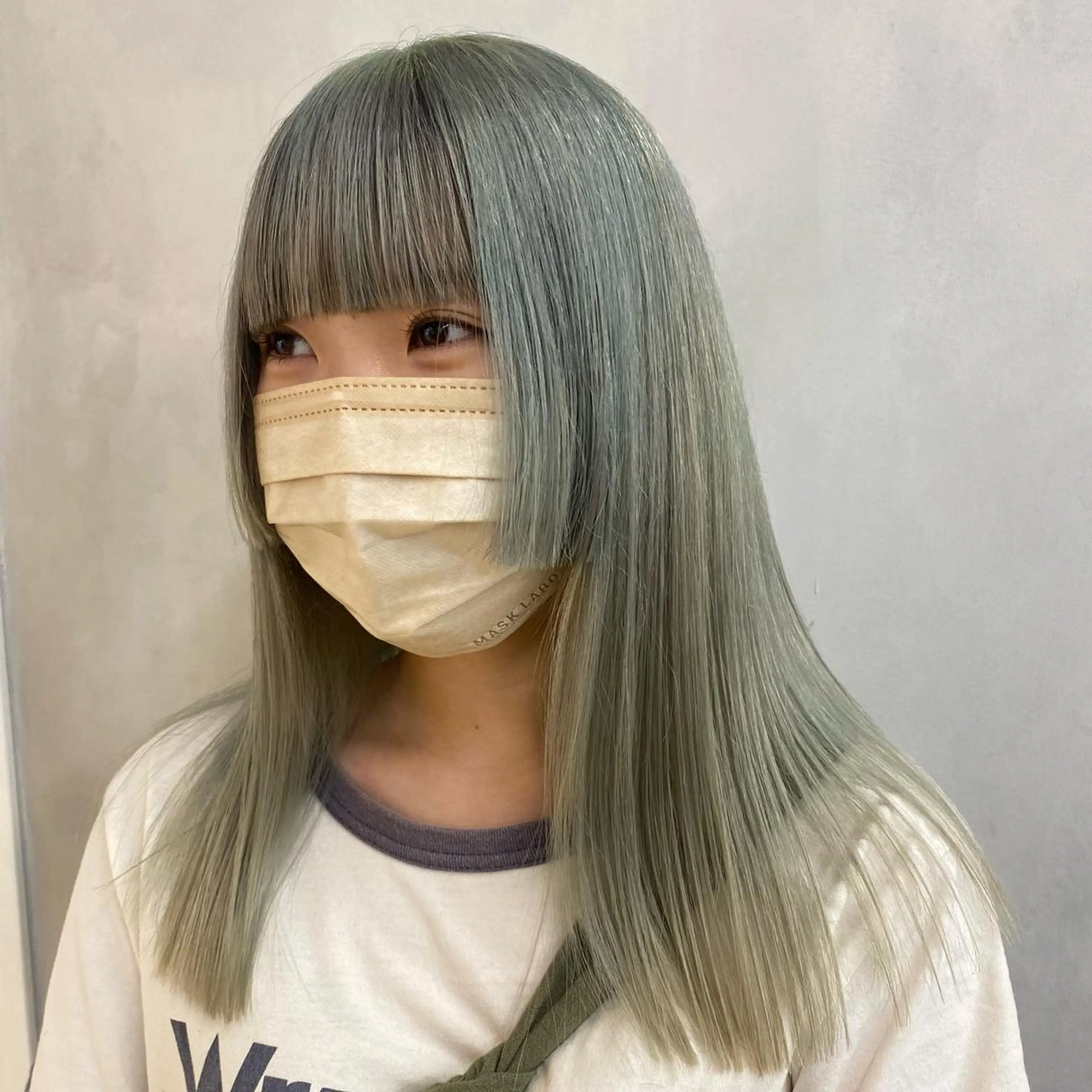 セミロング カラー ヘアカラー トリートメント デザインカラー/パー マ🦖外岡咲希🦖のヘアスタイル