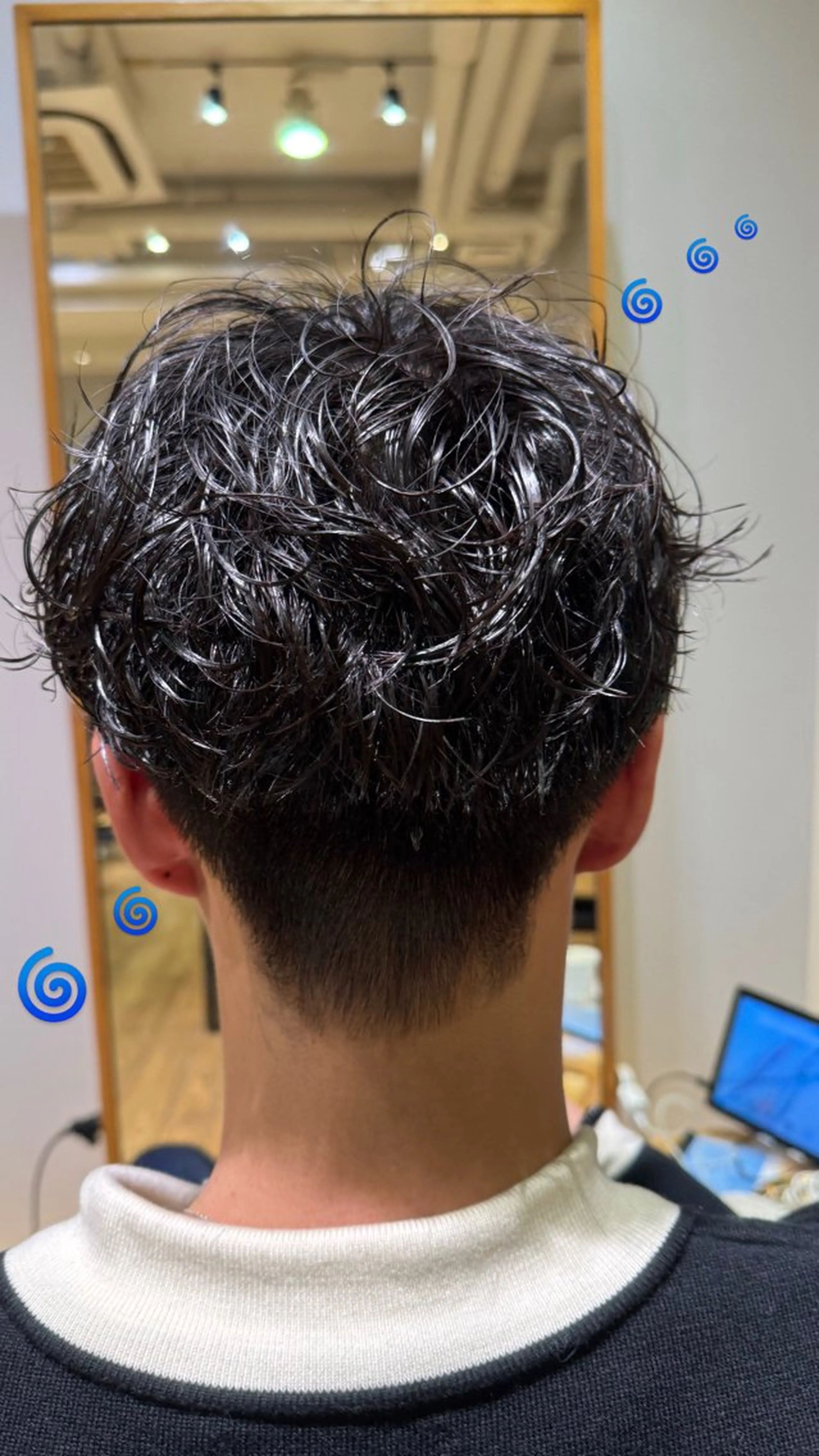 パーマ メンズ メンズパーマ 八巻星理夏 モデルさん募集中のヘアスタイル