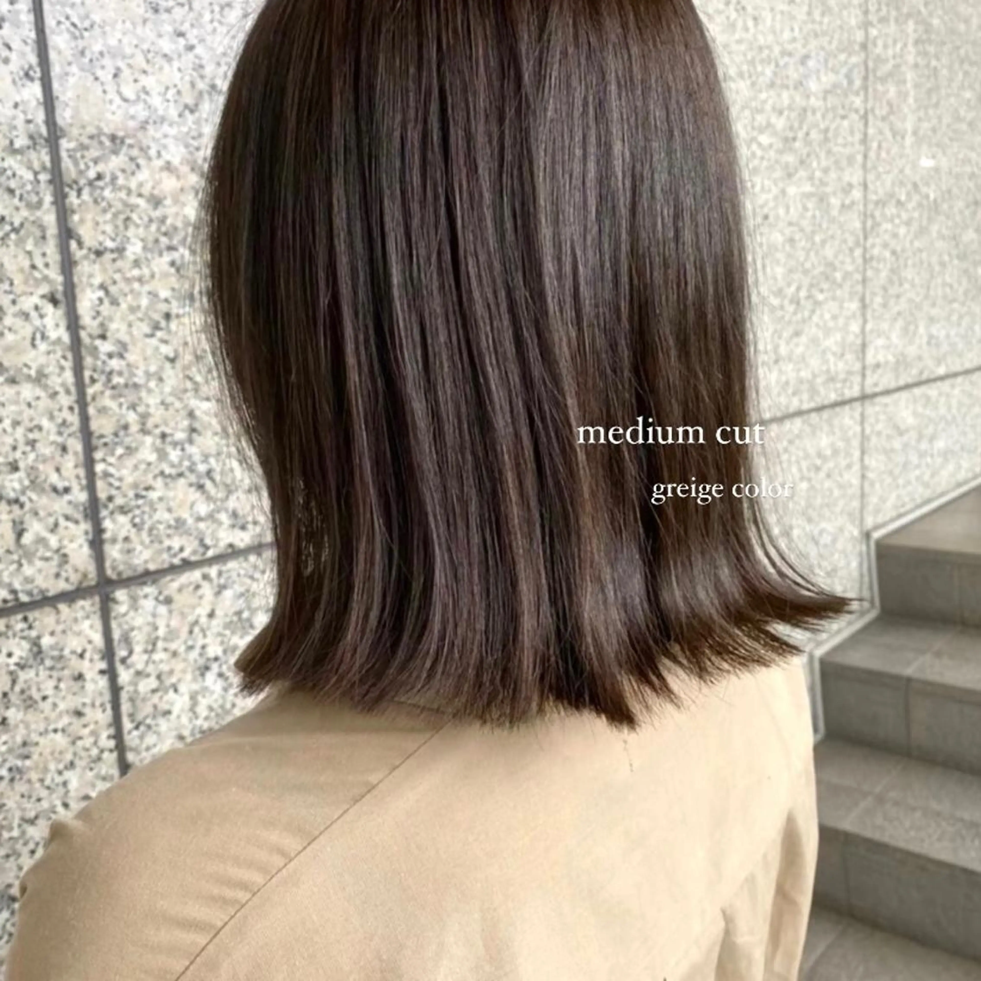 ミディアム カラー ベージュカラー ブリーチ ケアブリーチ 透明感カラー ダブルカラー mai 🎀 / 梅田美容室のヘアスタイル