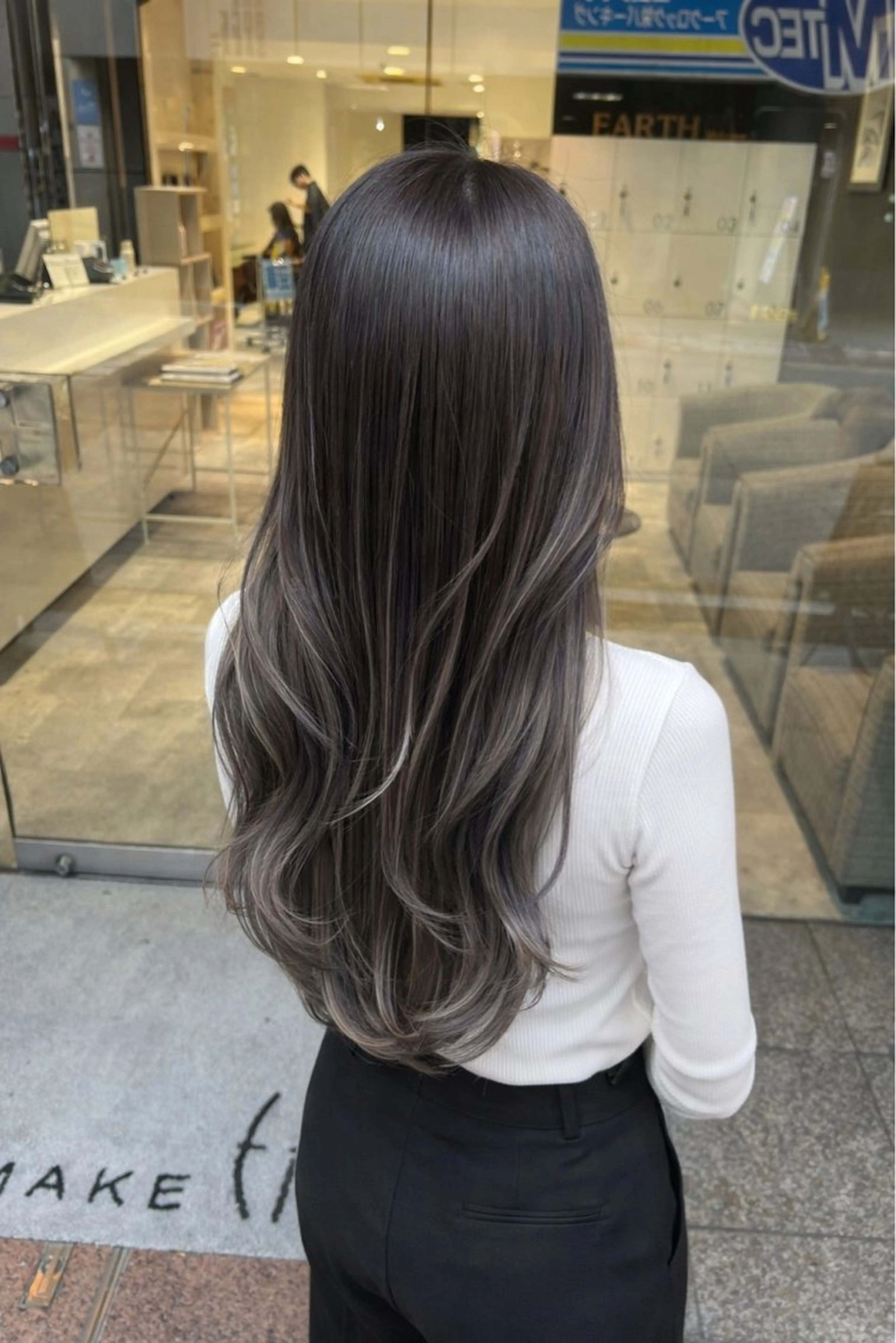 カラー 美髪矯正/髪質改善 /透明感ある艶カラーのヘアスタイル