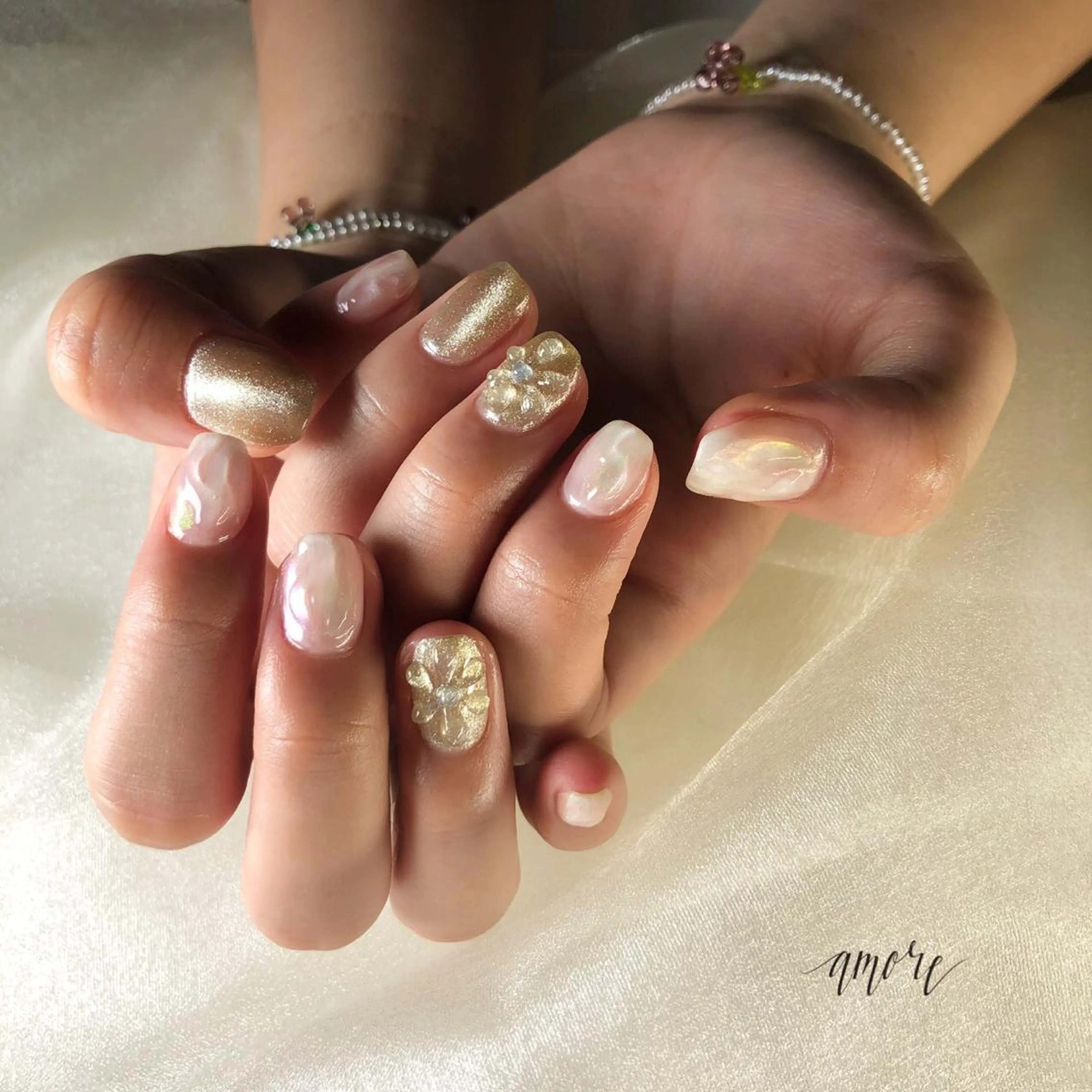 ネイル アートネイル ジェルネイル 氷ネイル・うるうるネイル マグネットネイル ミラーネイル You kyehwaのネイルデザイン