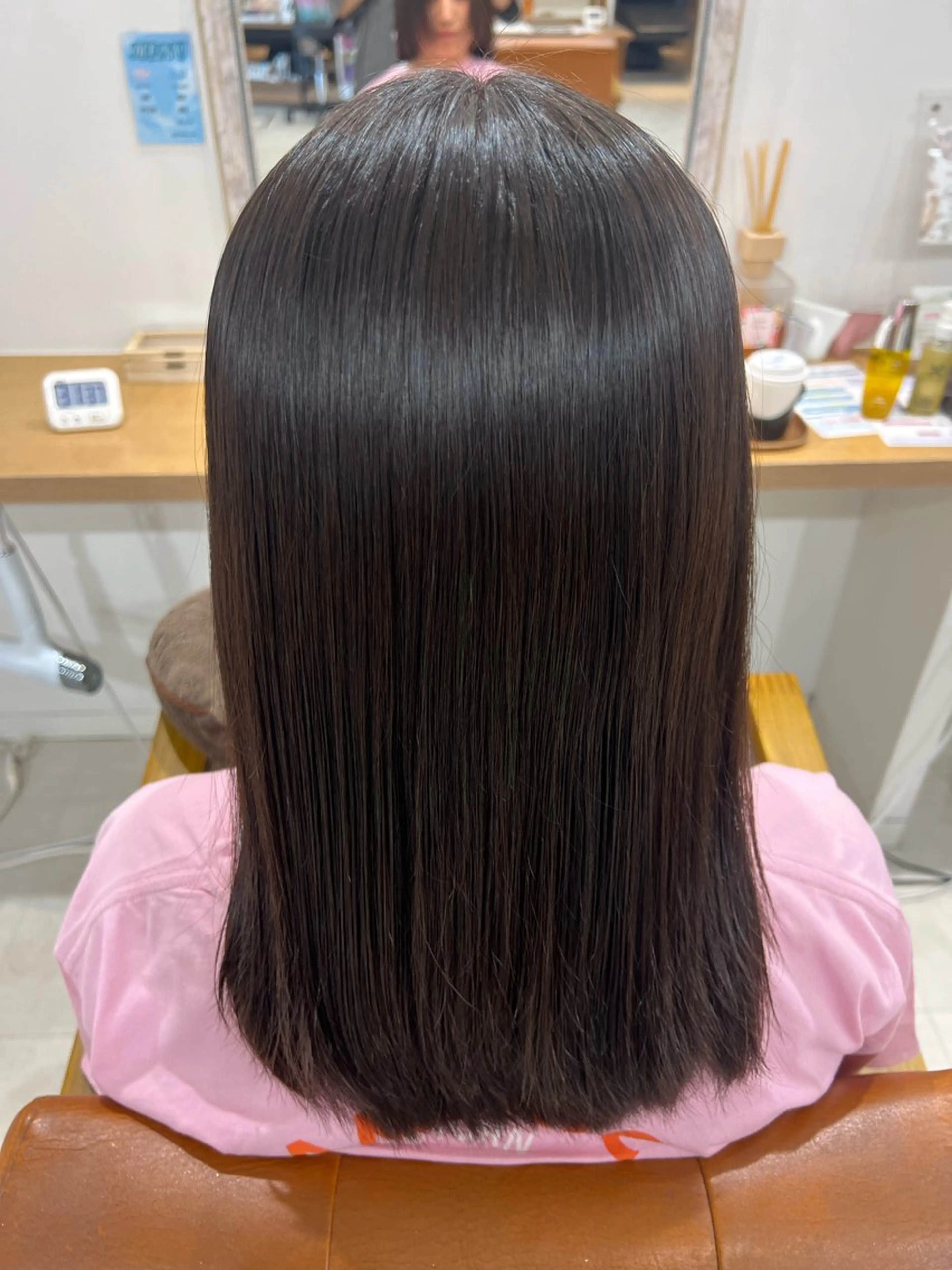 ロング パーマ 縮毛矯正 🫧艶髪カラー🫧 伊原修子のヘアスタイル