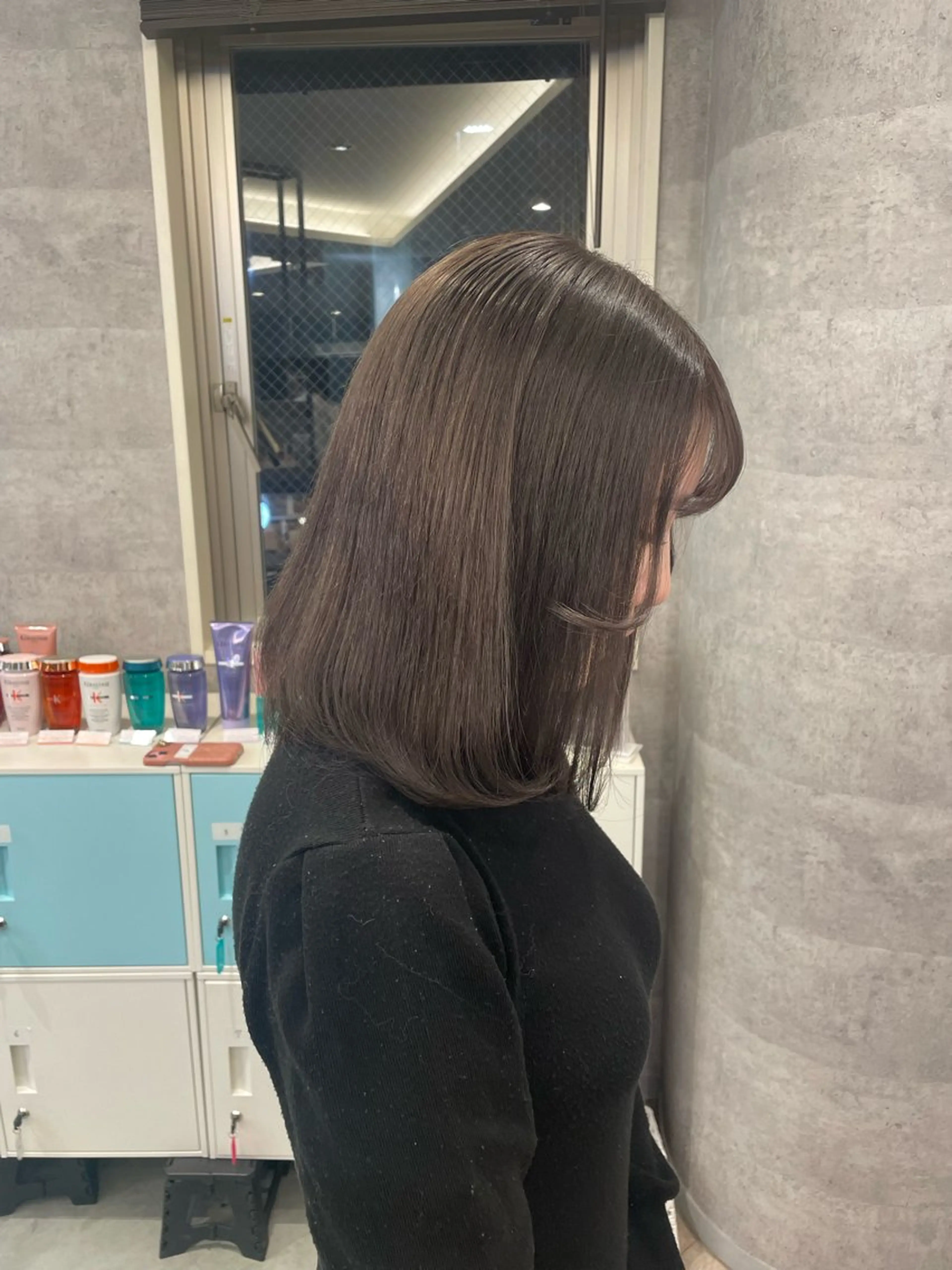 ミディアム ♡似合わせハイトーン ♡maiのヘアスタイル