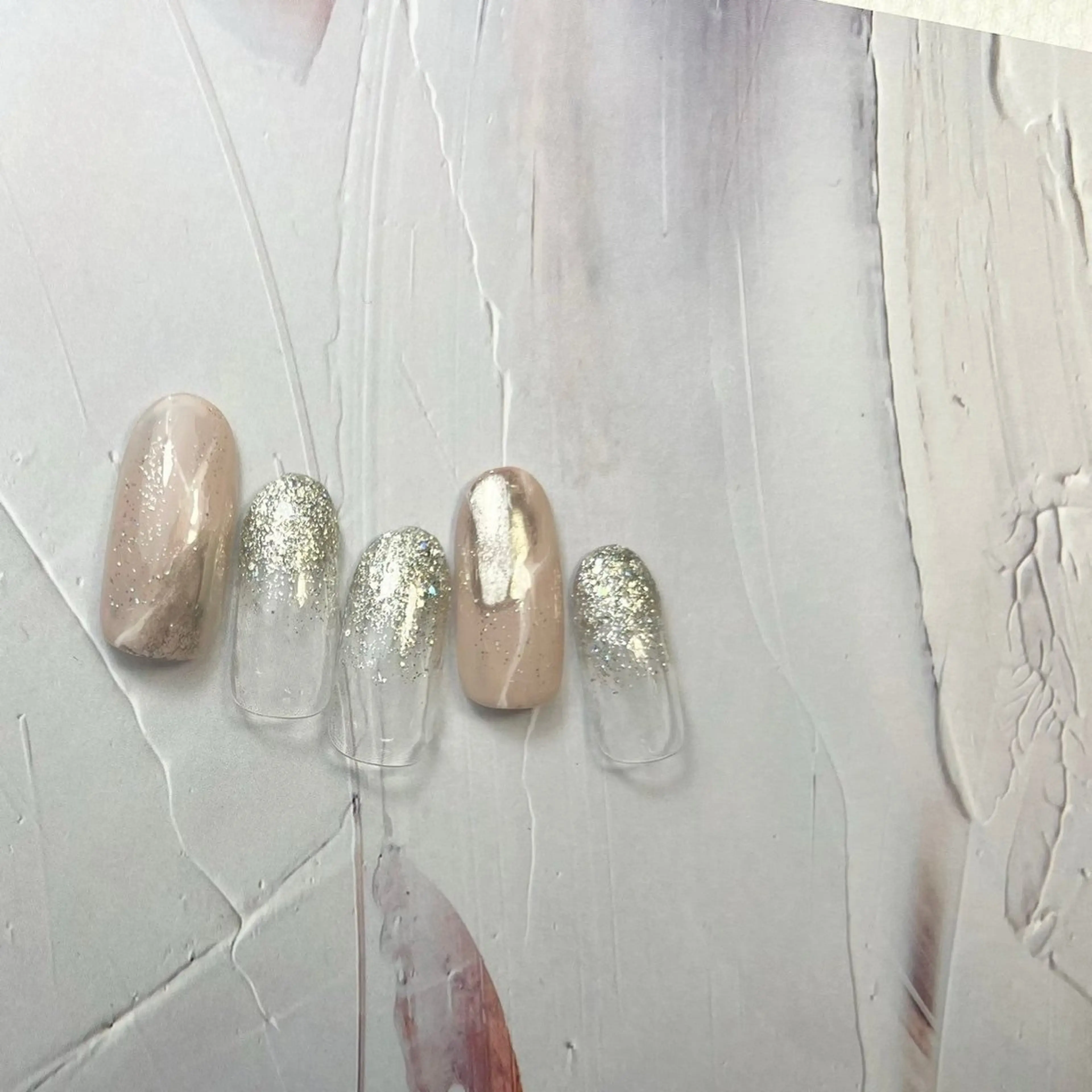 ネイル ⭐︎休業中の練習⭐︎ JNA認定講師髙橋のネイルデザイン