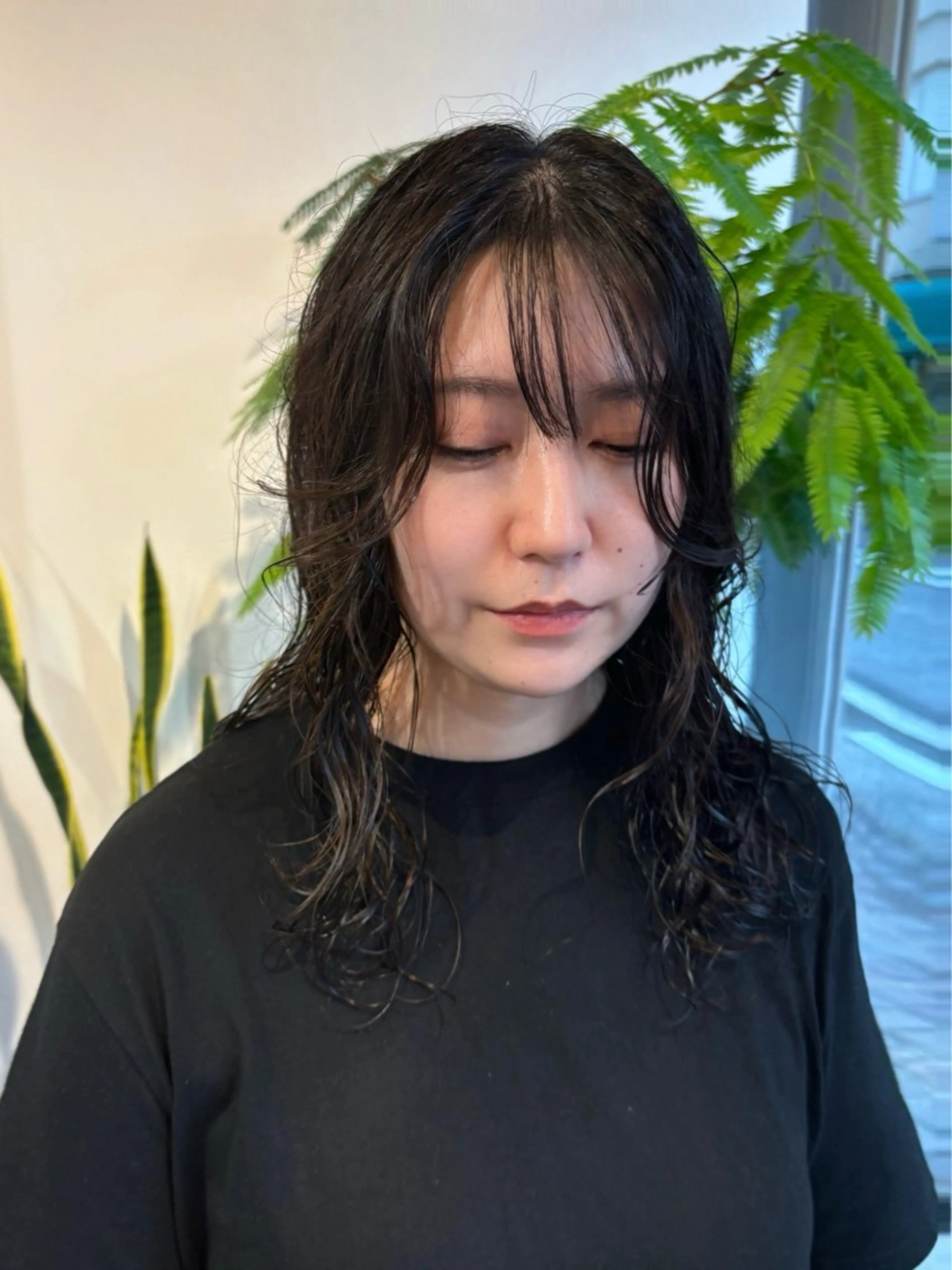 セミロング パーマ セミロングパーマ カット パーマ 悩みを解決💫似合せ RENのヘアスタイル