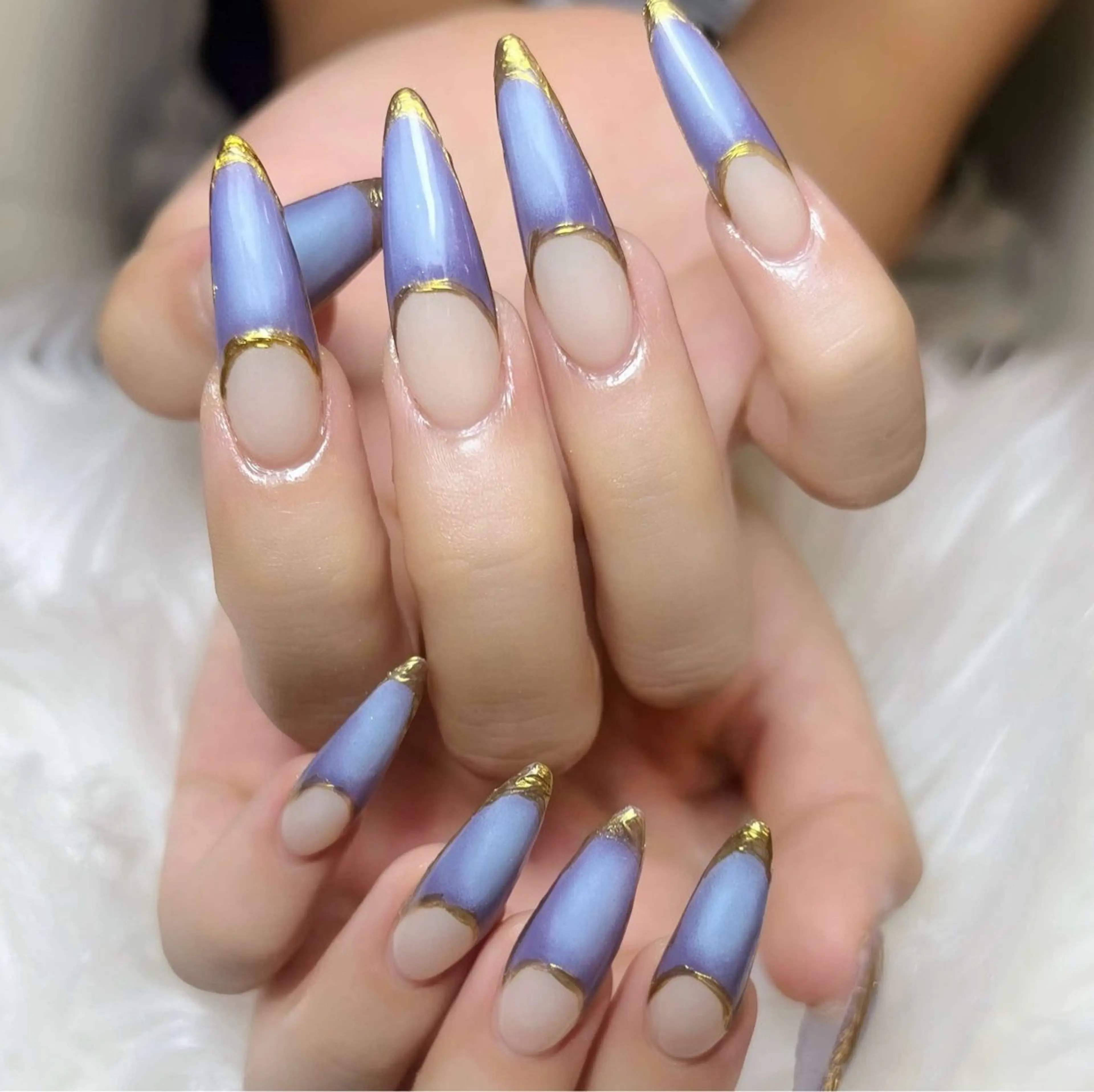 ネイル チークネイル 長さ出し フットネイル マグネットネイル 持ち込み ANH NAIL ゴテゴテ専門店💎のネイルデザイン