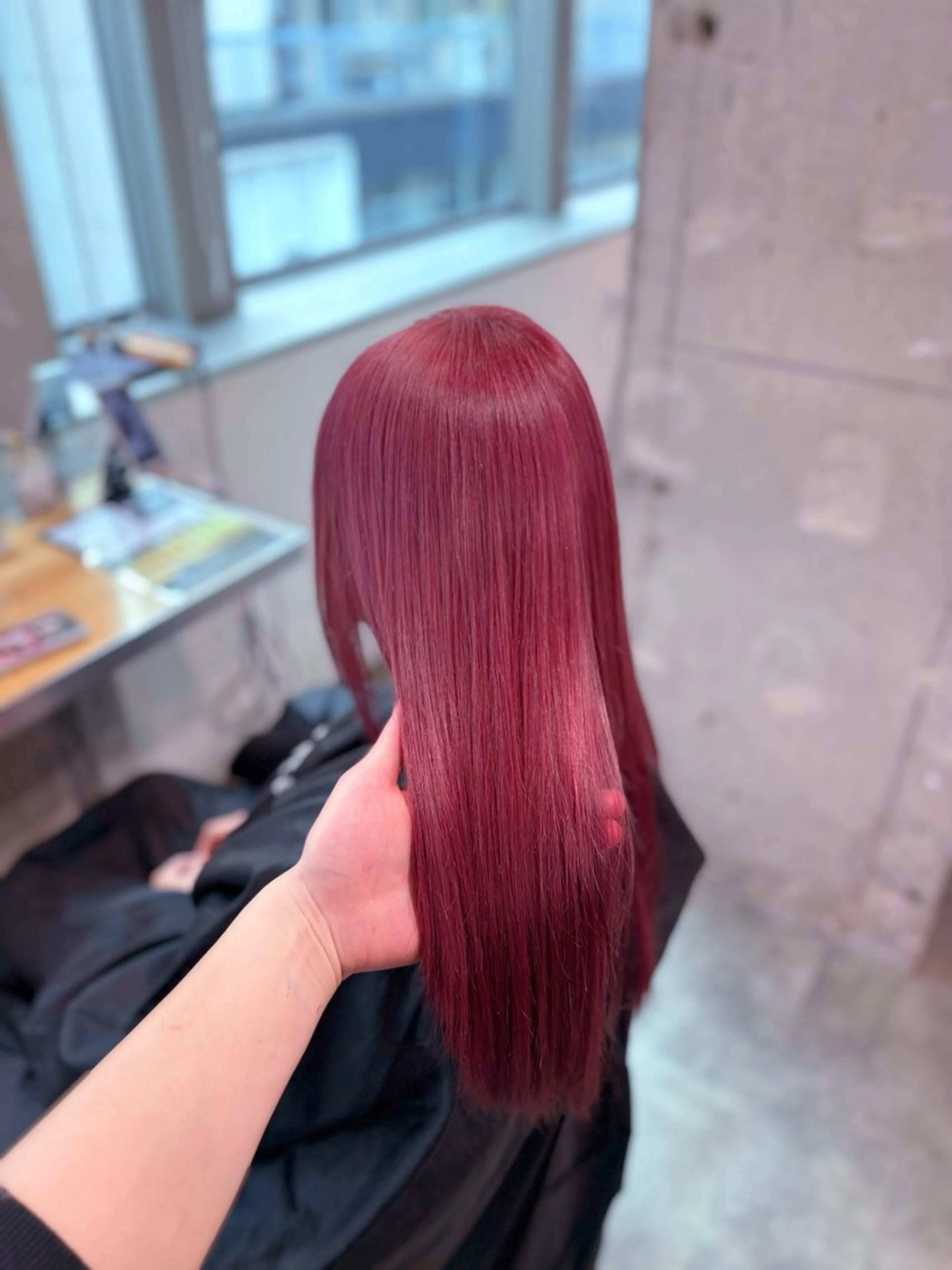 ロング カラー 🦋chisa🦋 暗髪韓国ヘア🤍のヘアスタイル