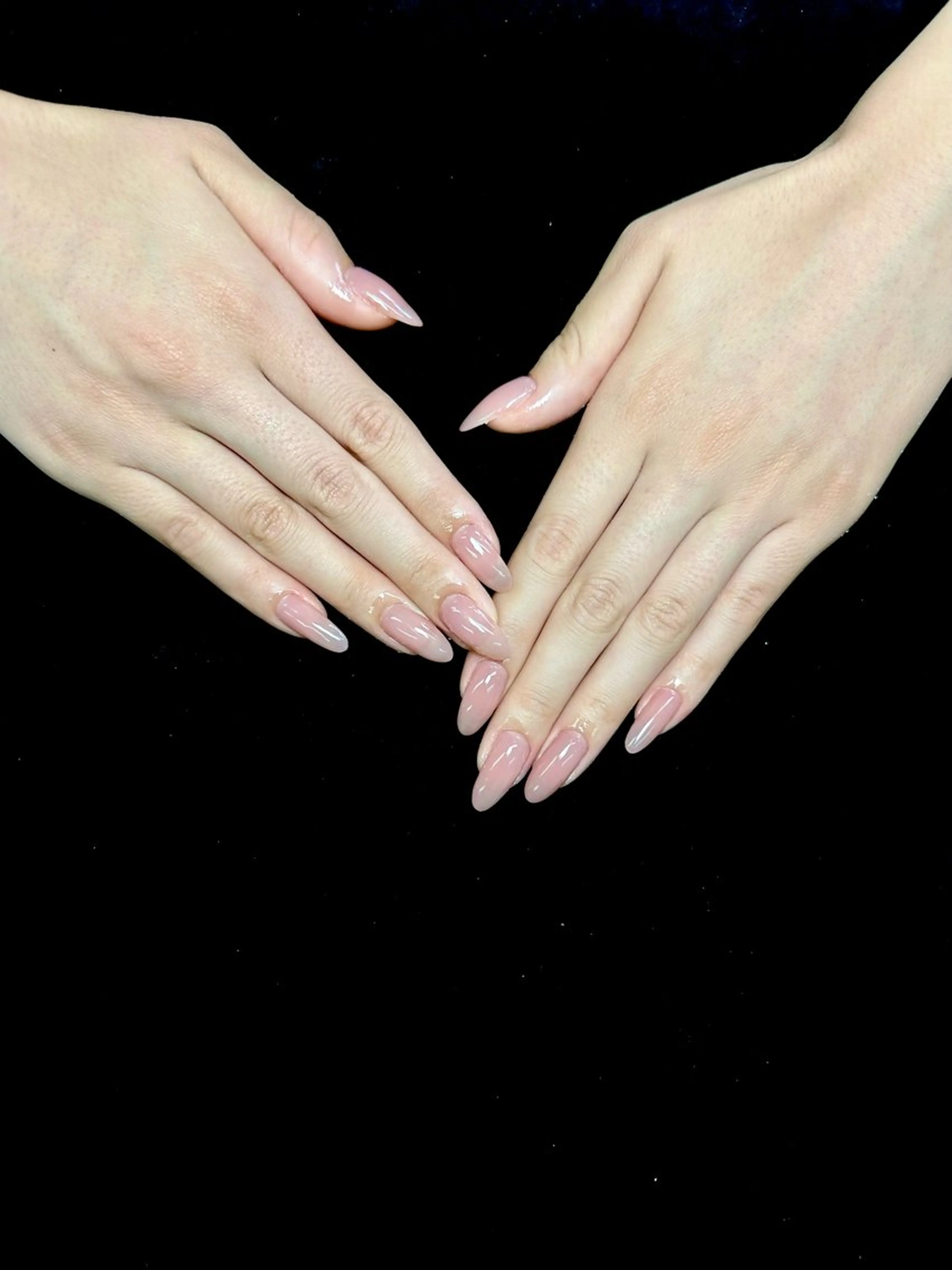 チップ長さ10本+500色マグネット/ワンカラー/ラメグラ(オフ别料金)の写真