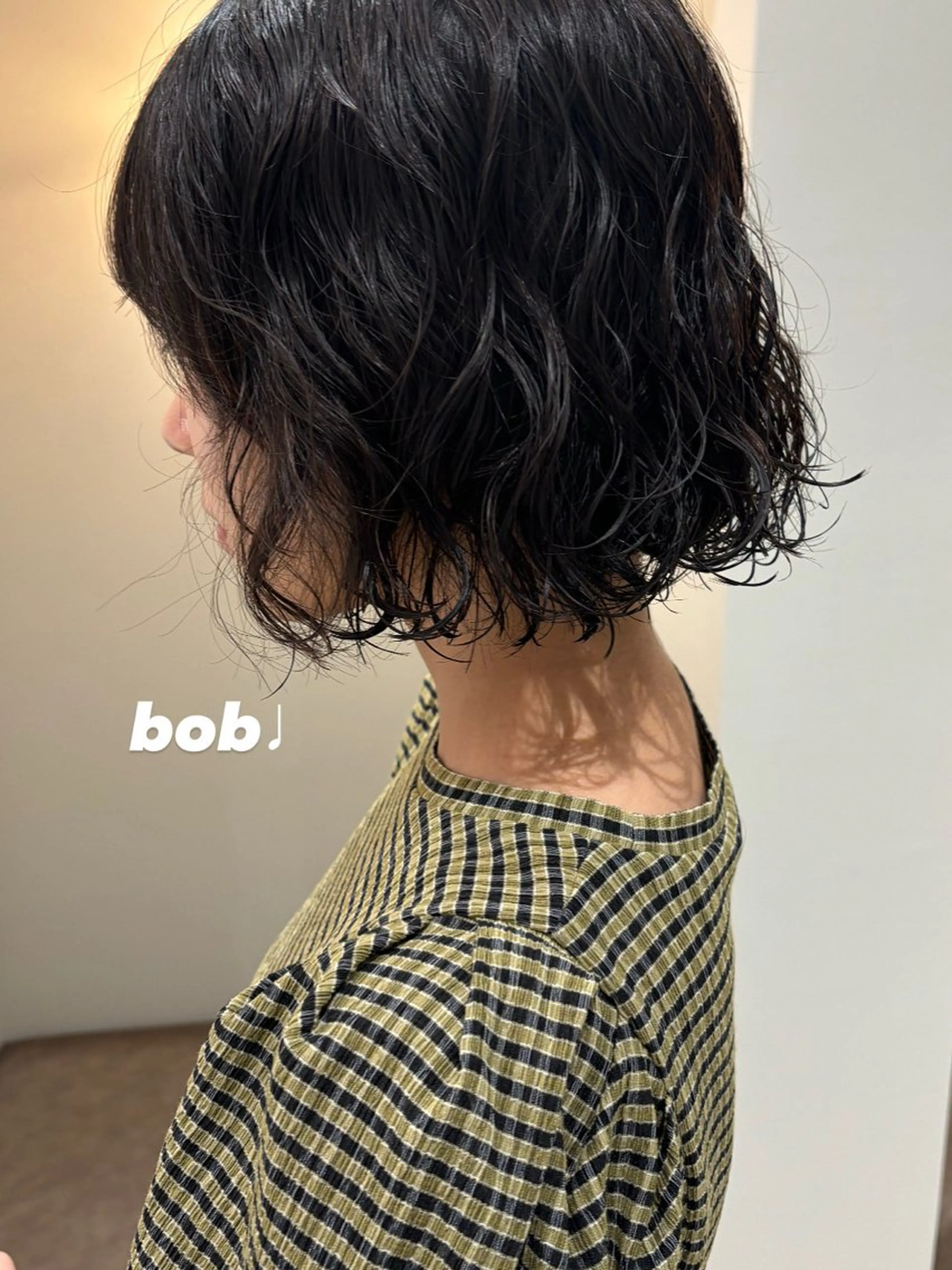 ミディアム パーマ カット パーマ salowin SHIBUYA me+店所属・kasumi/渋谷/ パーマのヘアスタイル