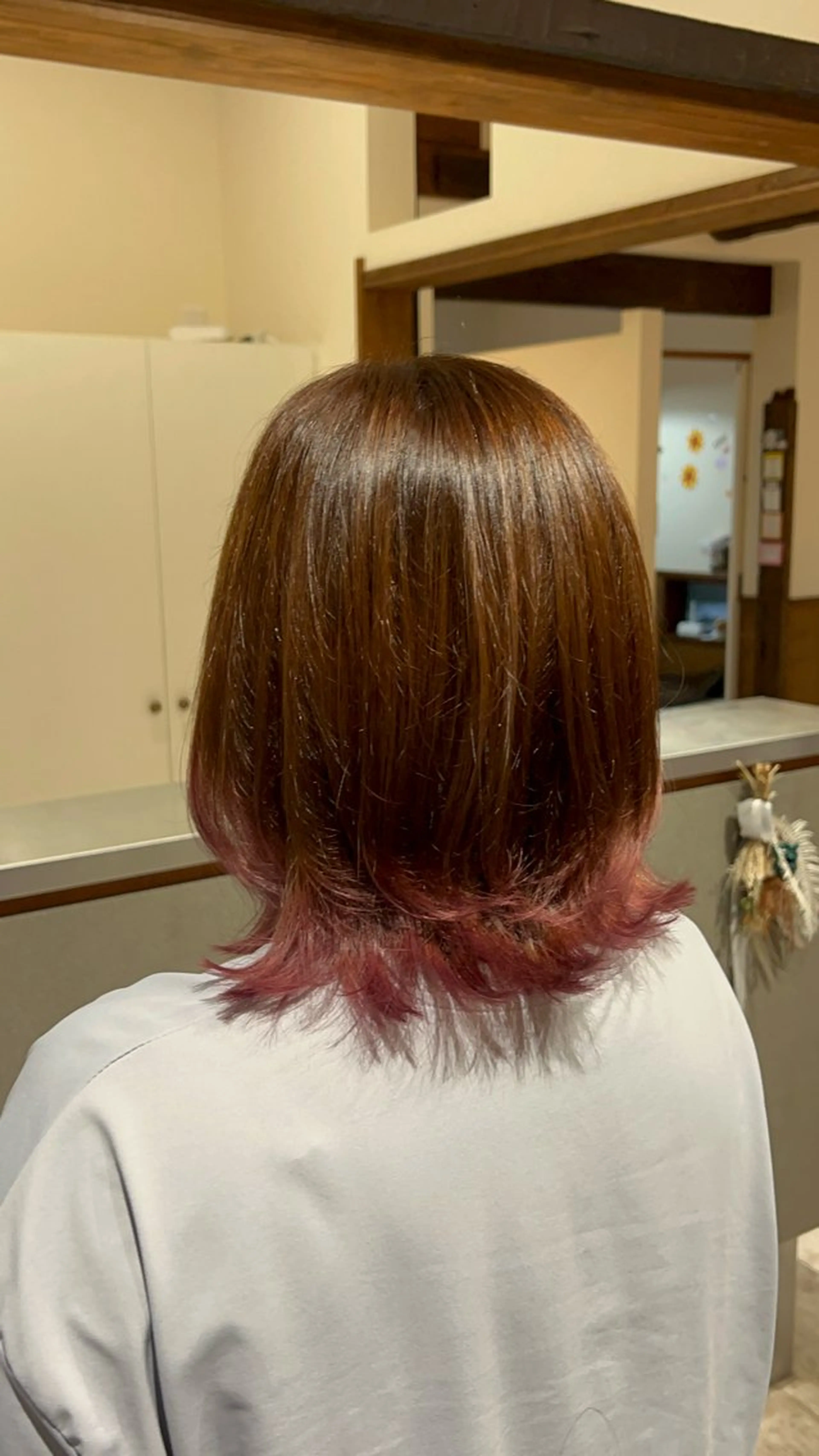 セミロング カット ヘアカラー LicobyPONO所属・Rio 🎀🫧のヘアスタイル