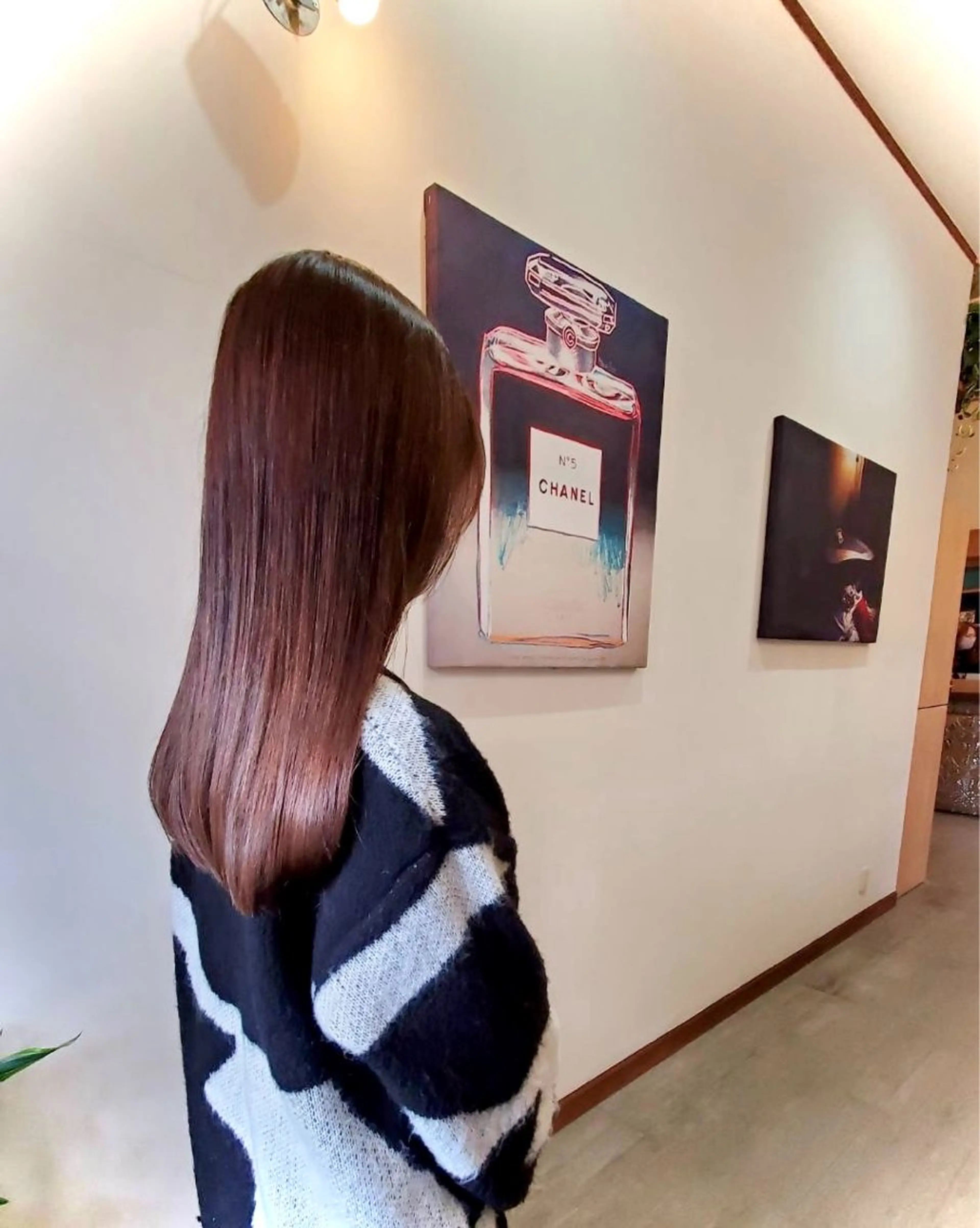 ロング カラー カット ヘアカラー トリートメント 野島 正子のヘアスタイル