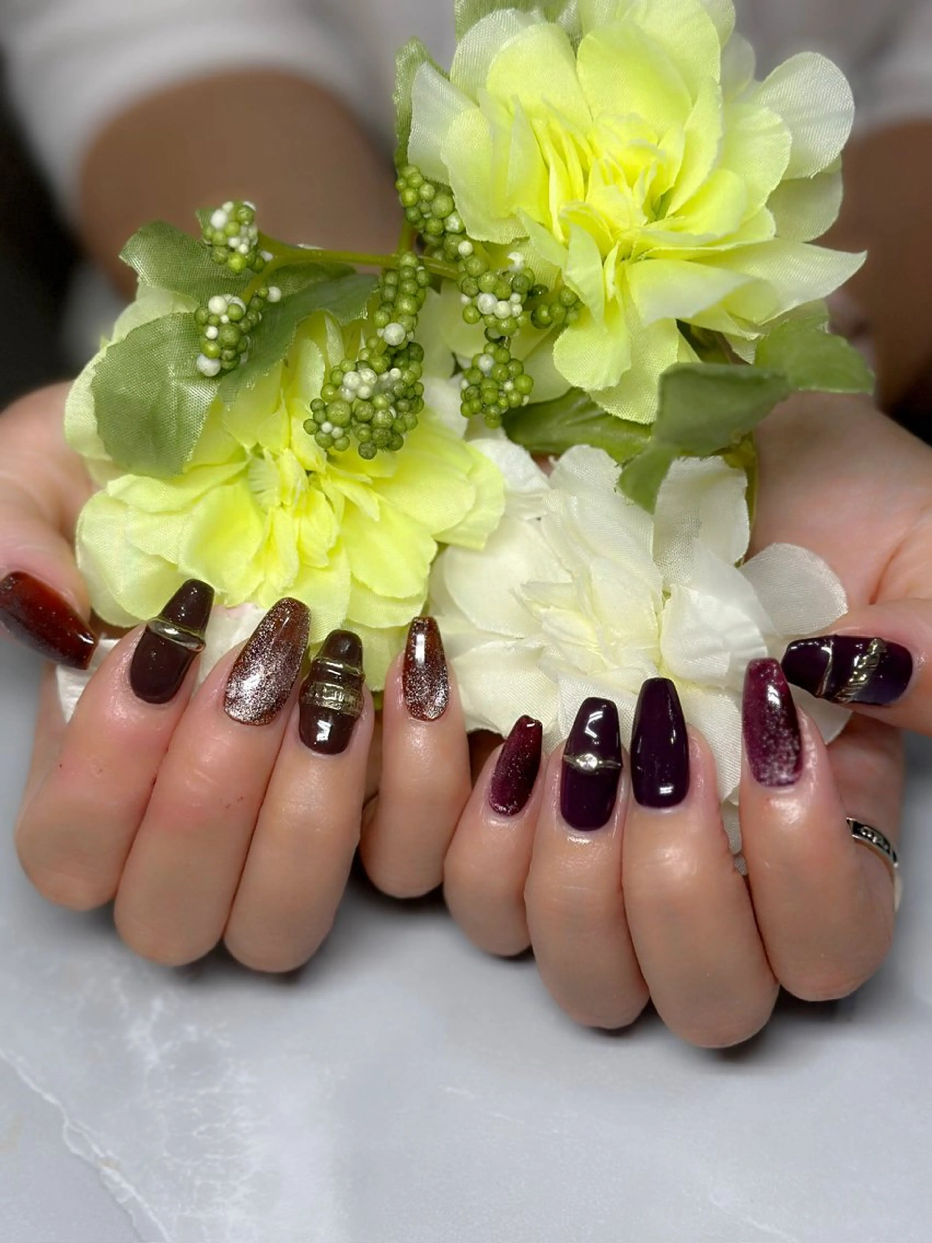 ネイル 持ち込み nyasu nailのネイルデザイン