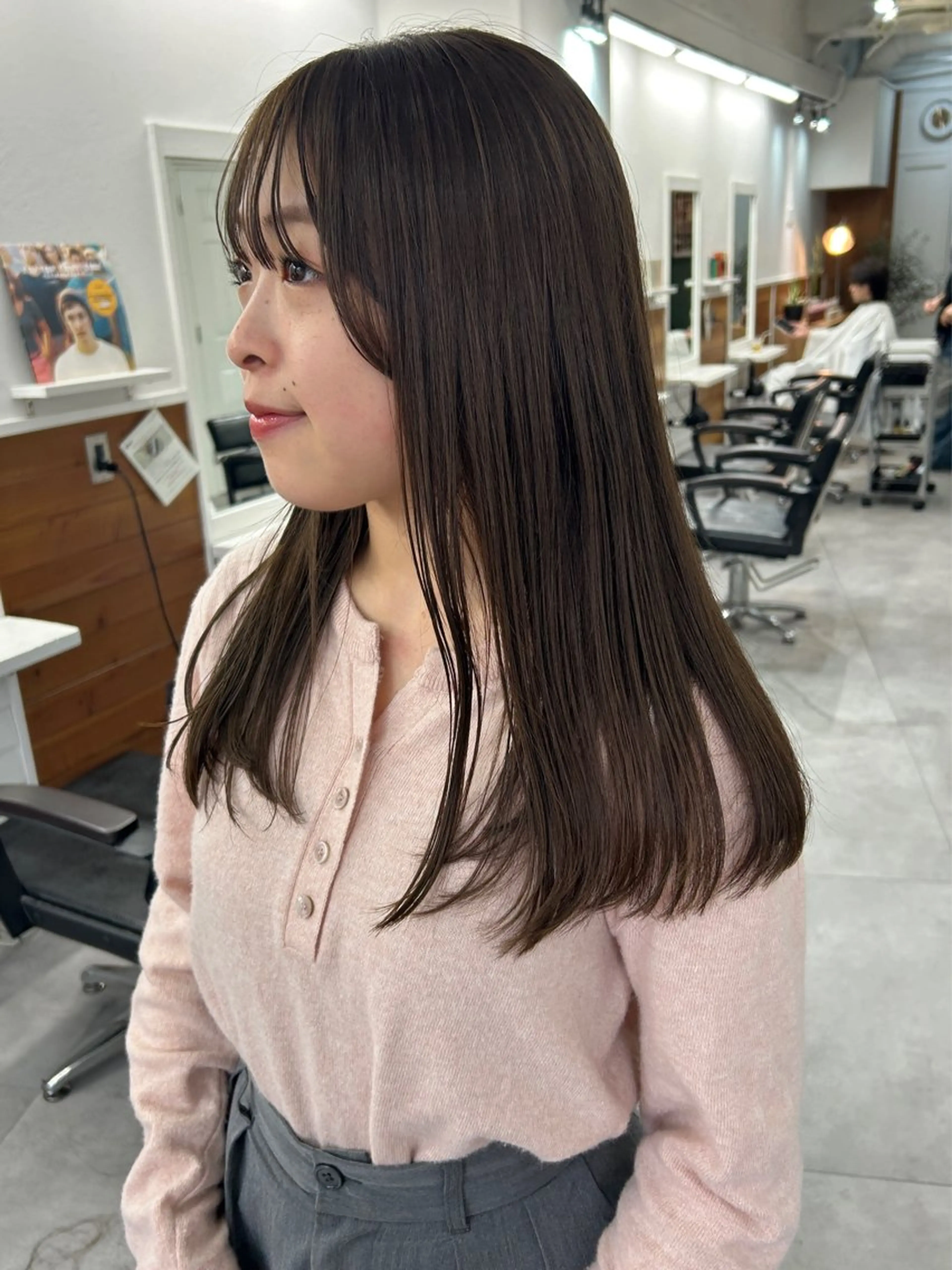 ロング カラー レイヤーボブ/ 艶カラー/サナ🌼のヘアスタイル