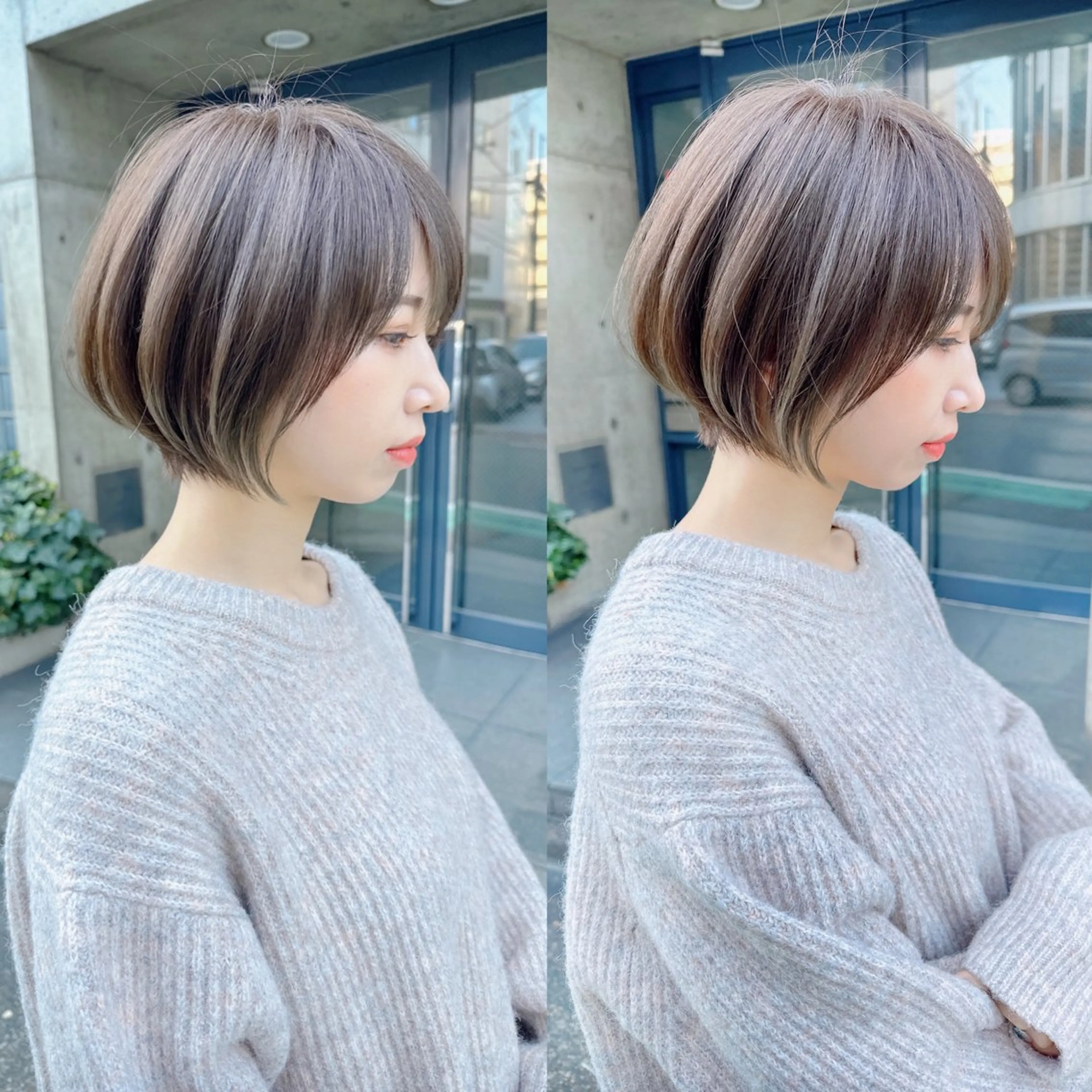 ショート カラー ブリーチなし/暖色/ 透明感/ririkaのヘアスタイル