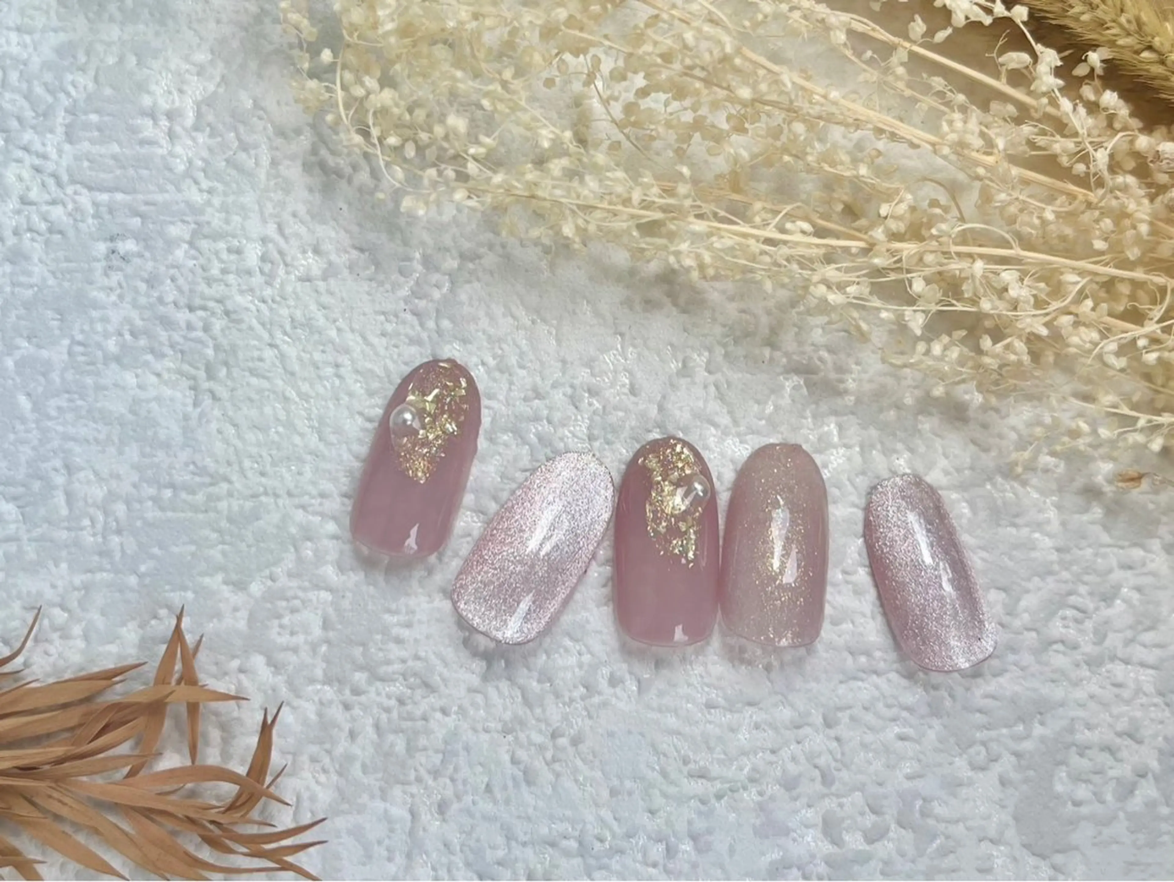 ネイル オーロラネイル フットネイル フレンチネイル ジェルネイル 韓国ネイル ハンドネイル Mogu nail 二子玉川のネイルデザイン