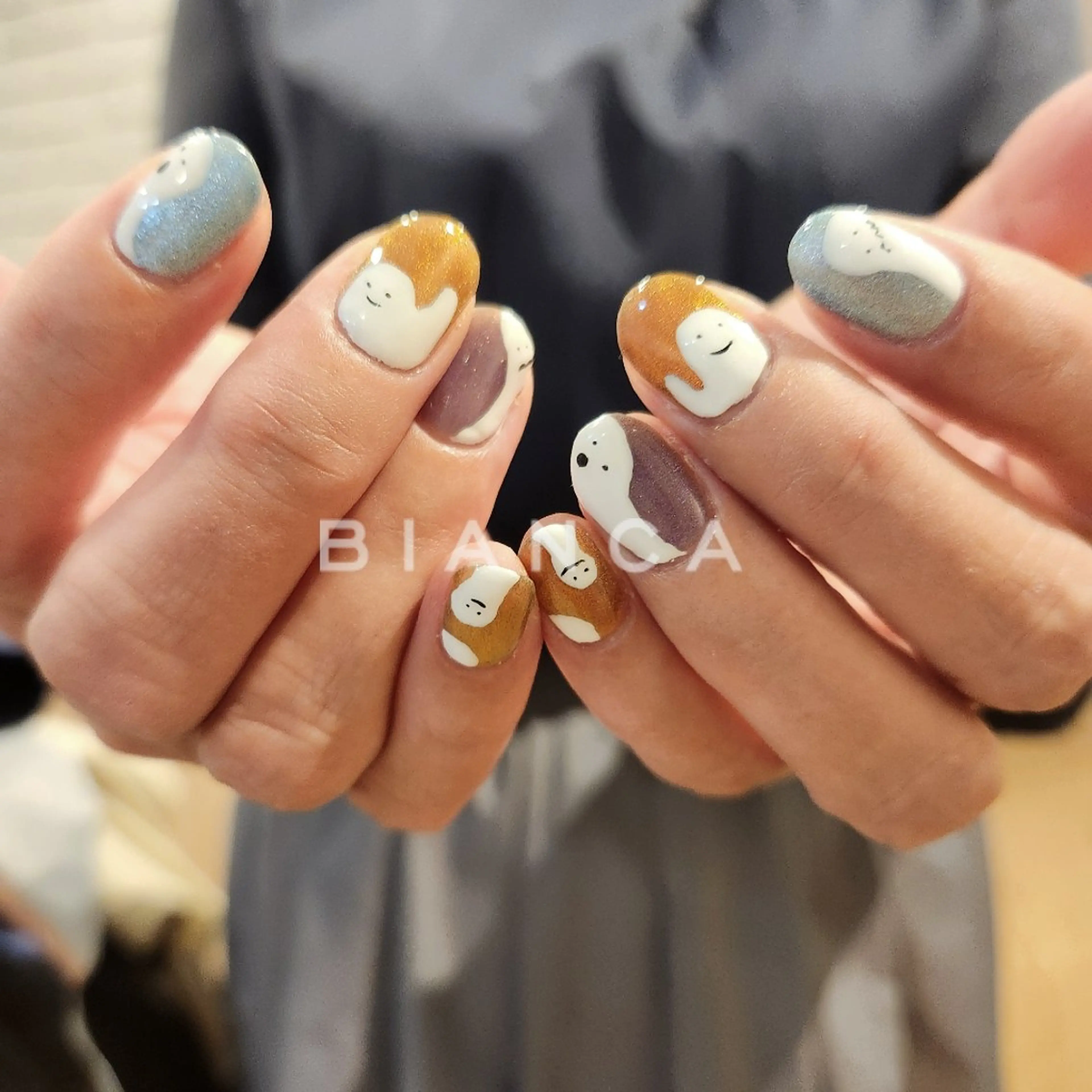 ネイル ハロウィン Bianca名駅店 あゆのネイルデザイン