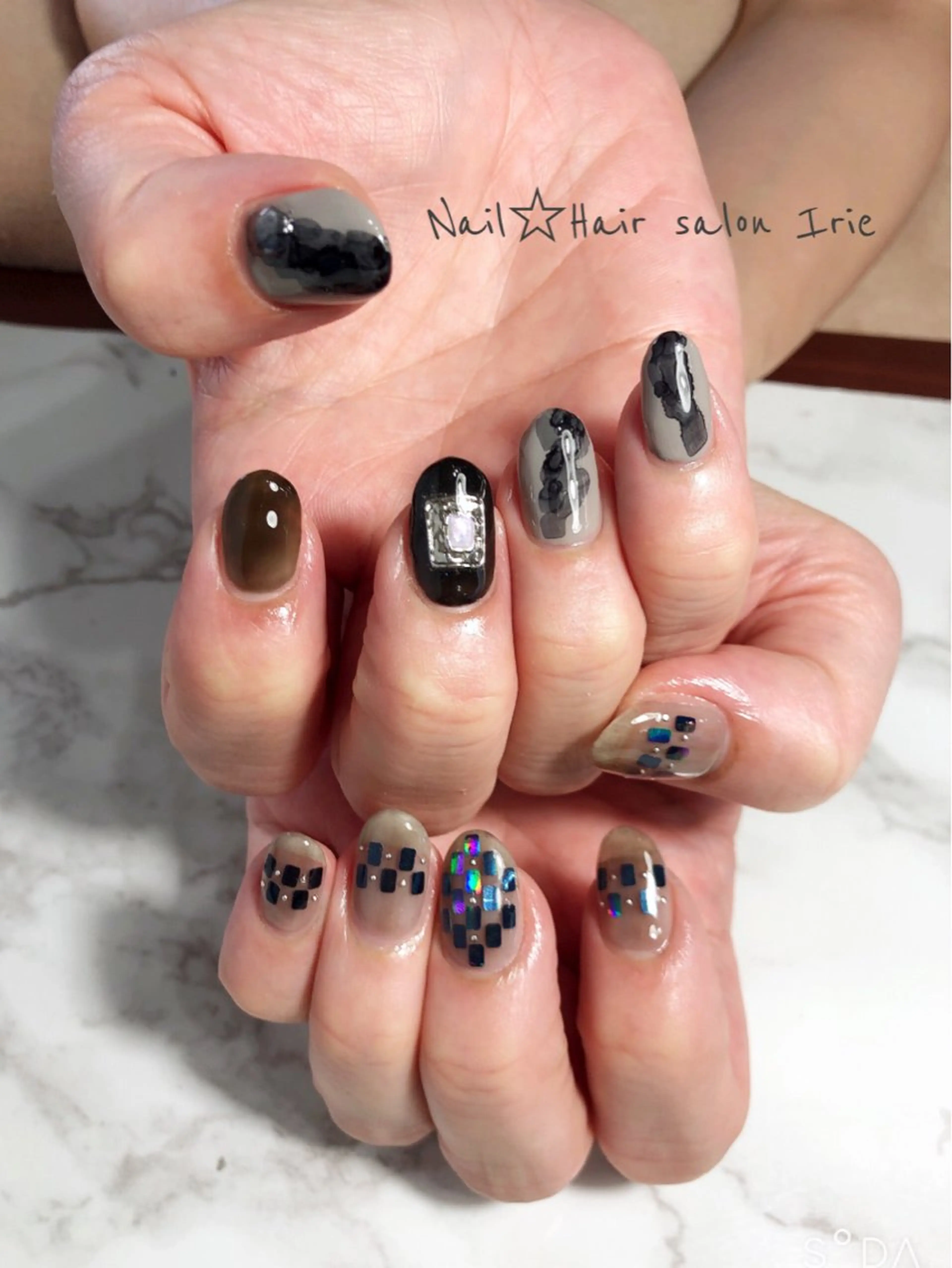 ネイル ハンドネイル Hair salon Irie所属・與儀 知佳のネイルデザイン