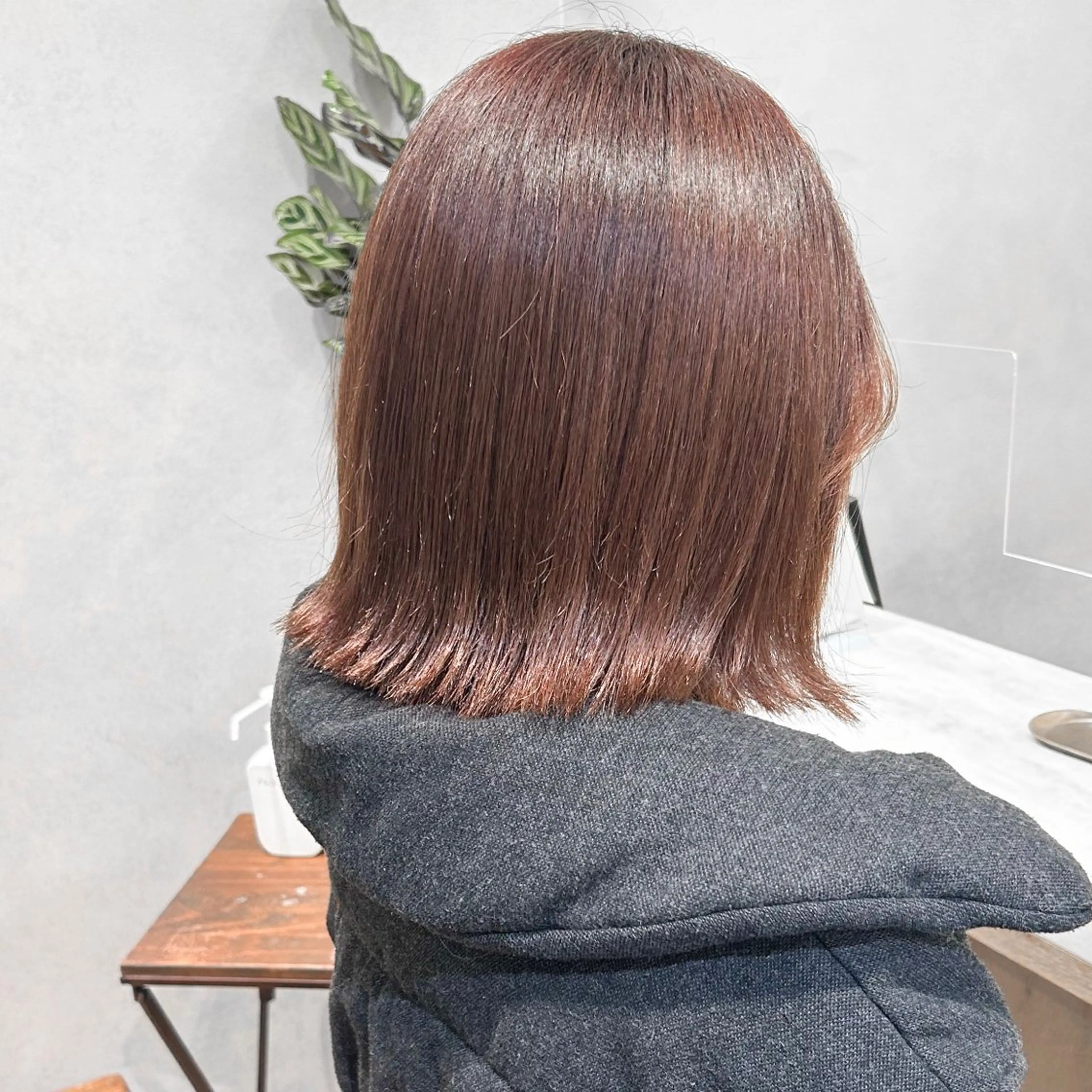 ショート カラー 切りっぱなしボブ ブラウンカラー 透明感カラー ナチュラルブラウン ボブ CANAAN銀座所属・艶透明感カラー/ ルーズパーマ/田中のヘアスタイル