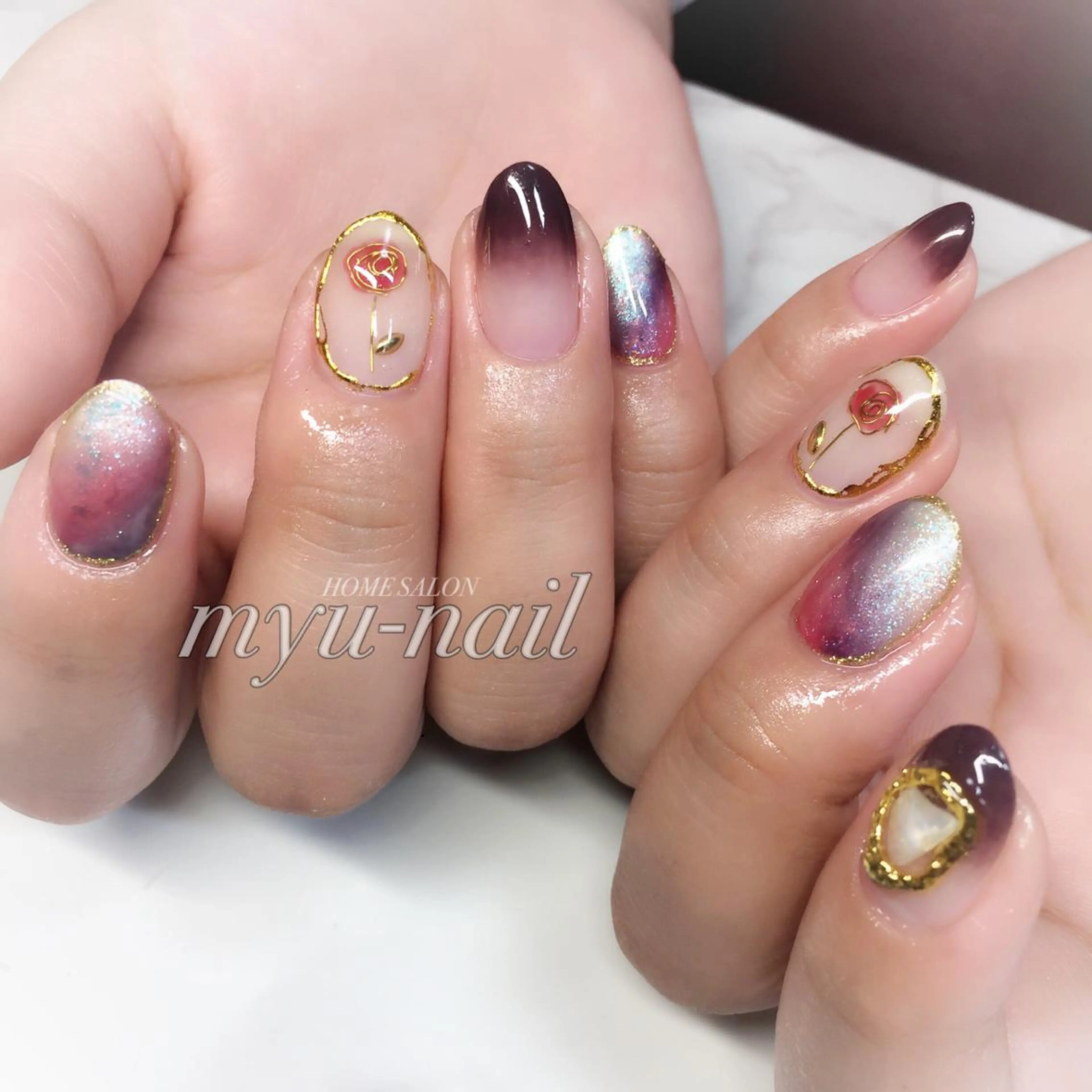 ネイル ホームサロン myu-nailのネイルデザイン