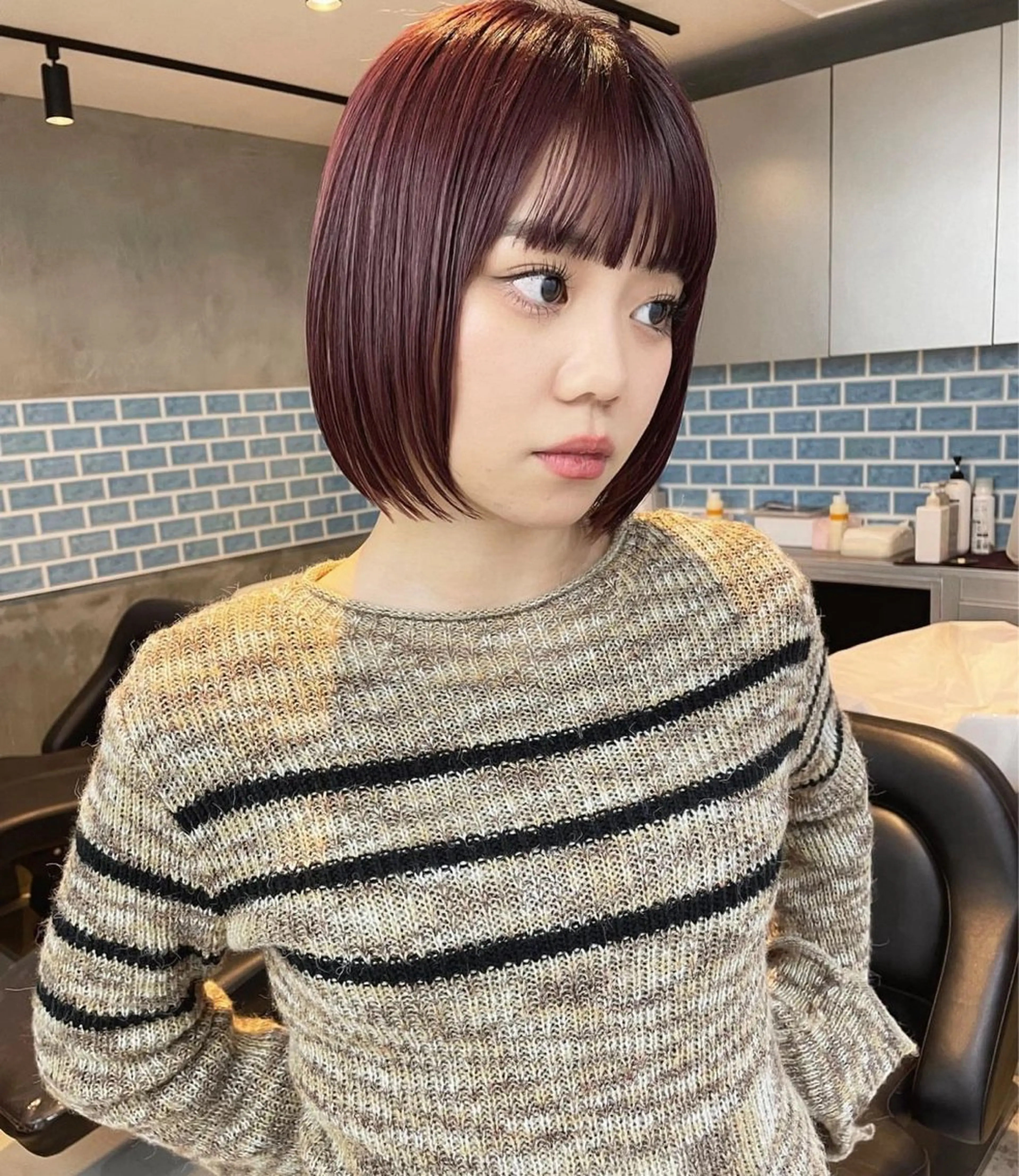 ショート ヘアカラー 🫧ほのか /透明感カラー🫧のヘアスタイル