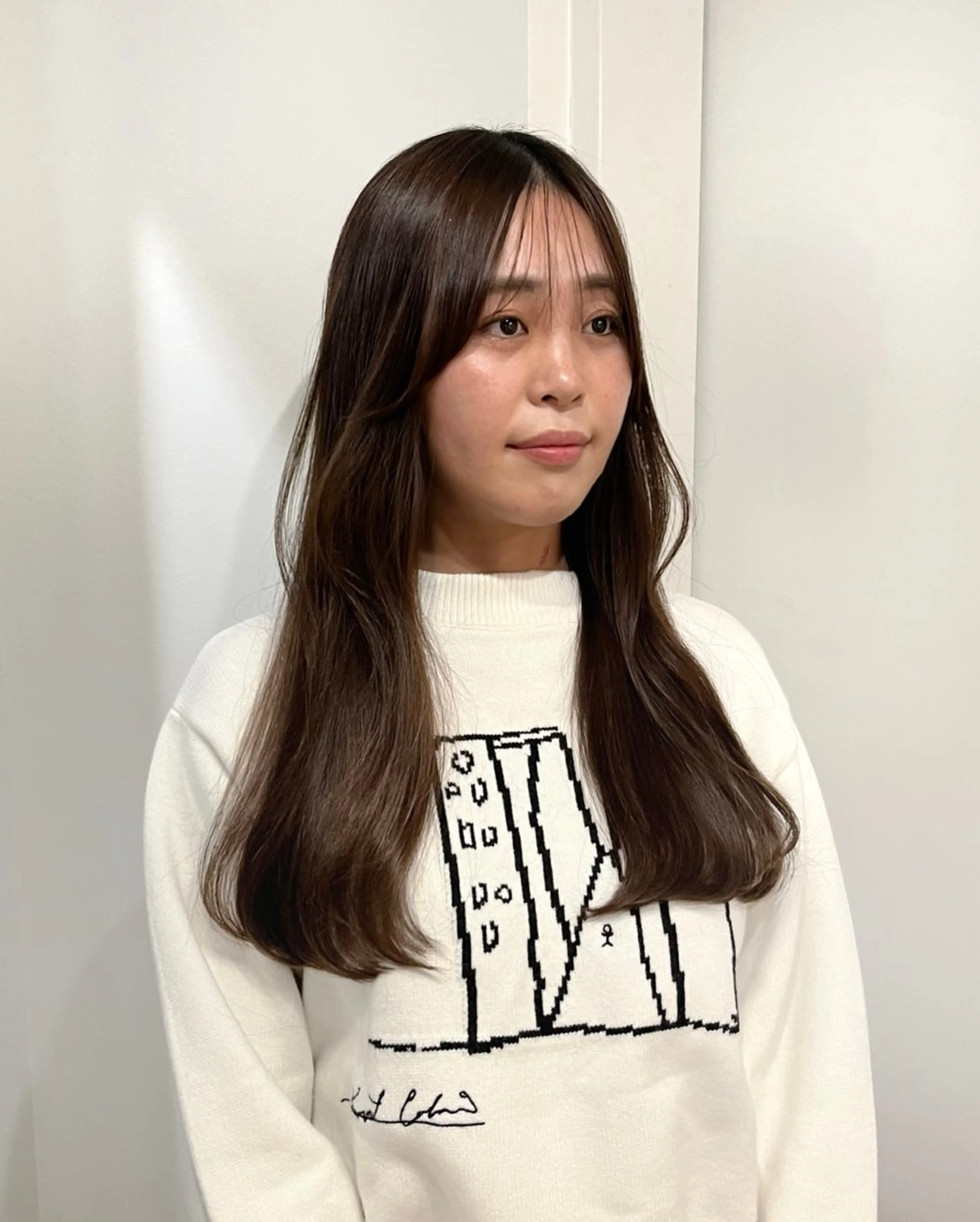 ロング 川上 莉歩のヘアスタイル