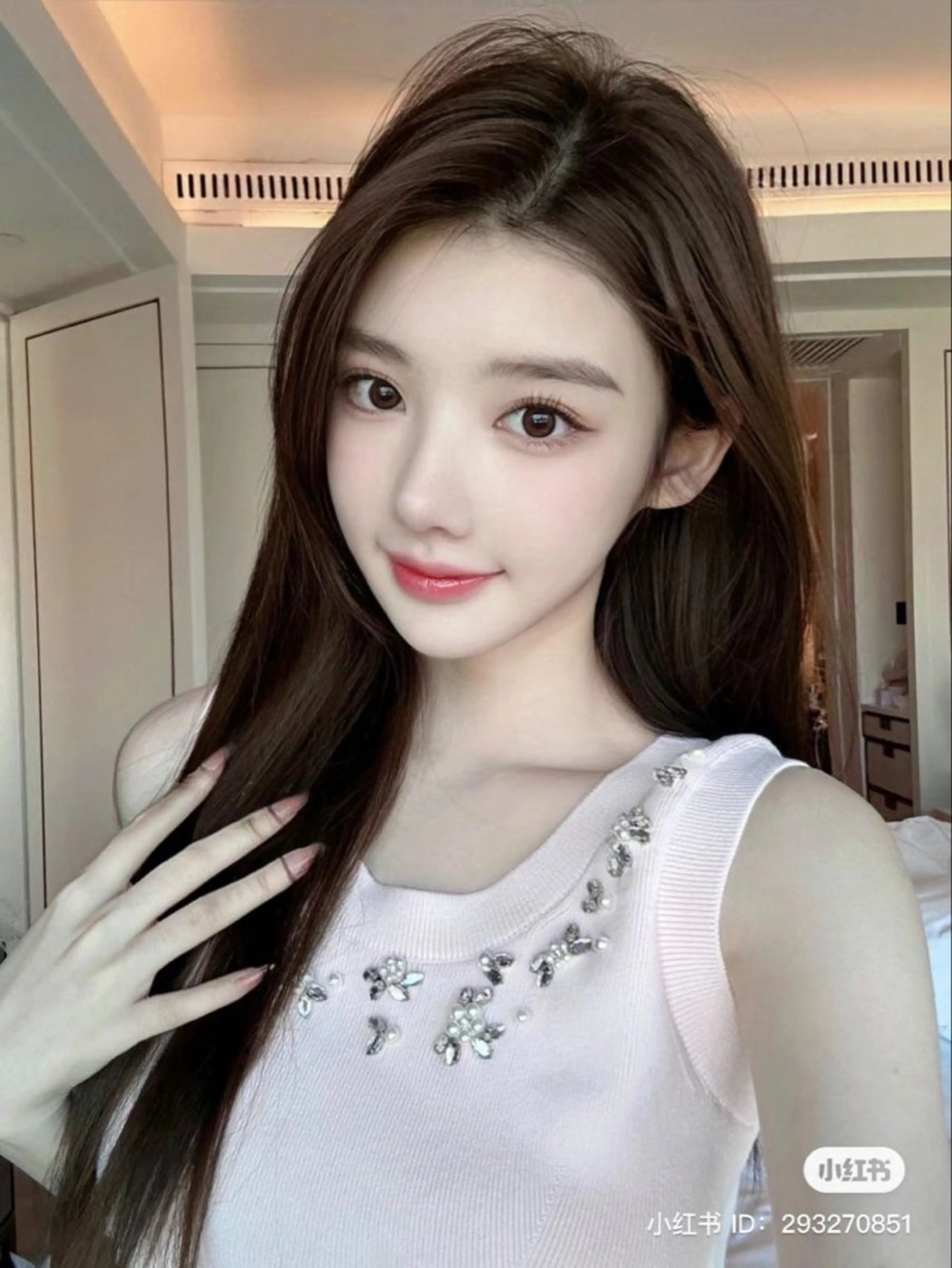 カラー カット ヘアカラー 韓国風暗髪ヘア🤍 🫧MIREIのヘアスタイル