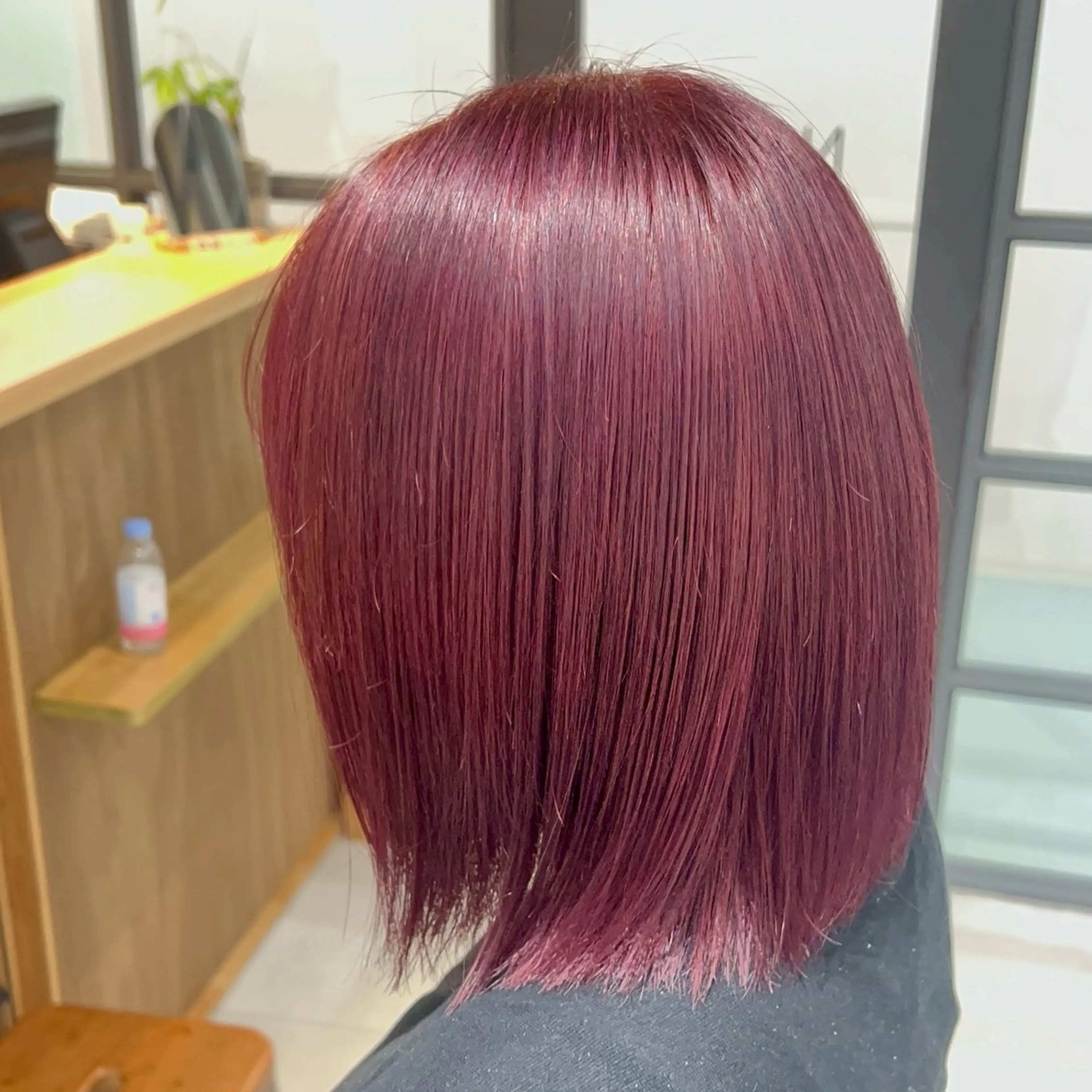 ミディアム カラー カシス ラベンダーカラー Neale. ユメのヘアスタイル