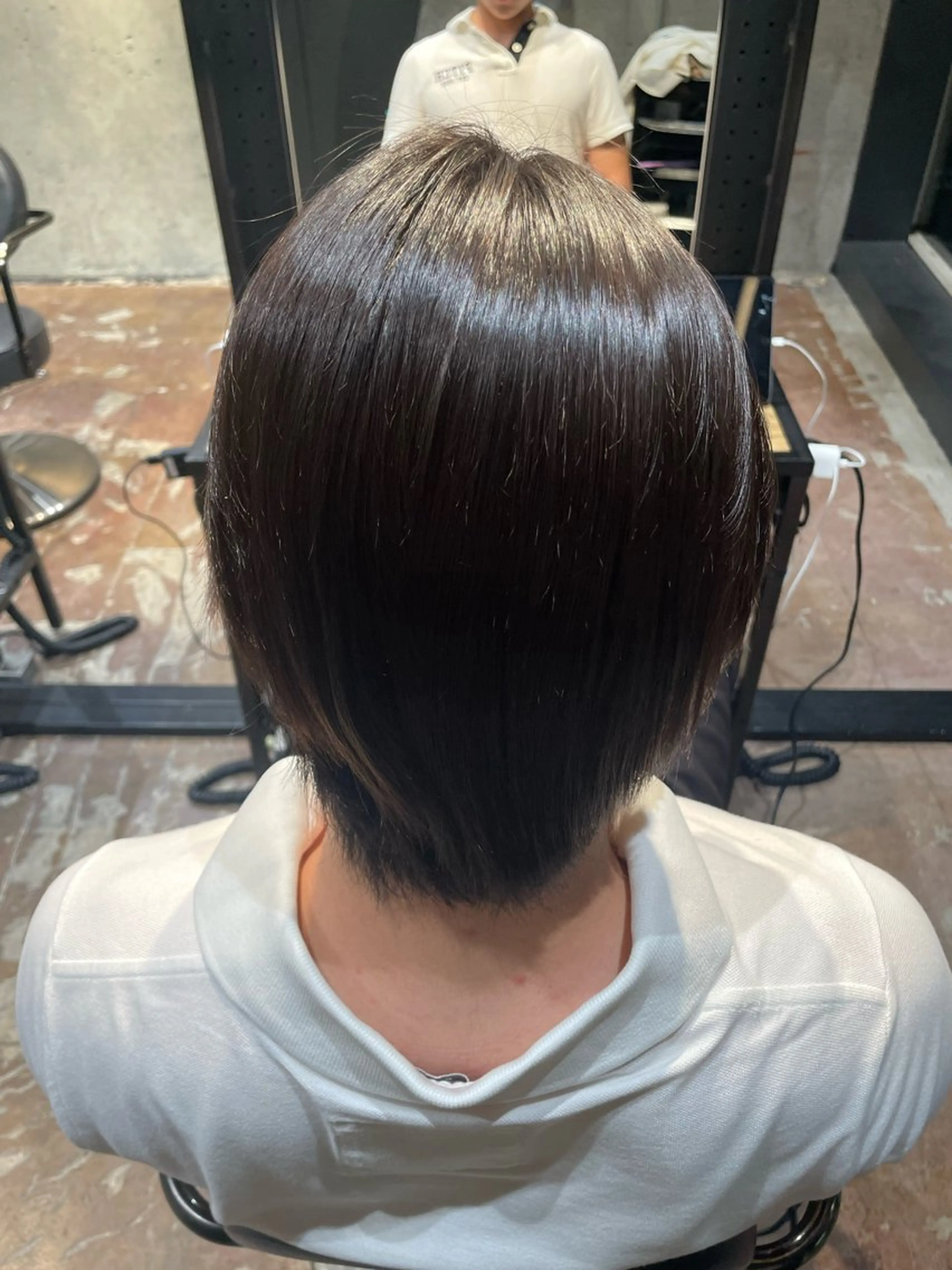 【メンズ(刈り上げスタイル)限定】自然な弱酸性縮毛矯正+カット+髪質改善トリートメントの写真