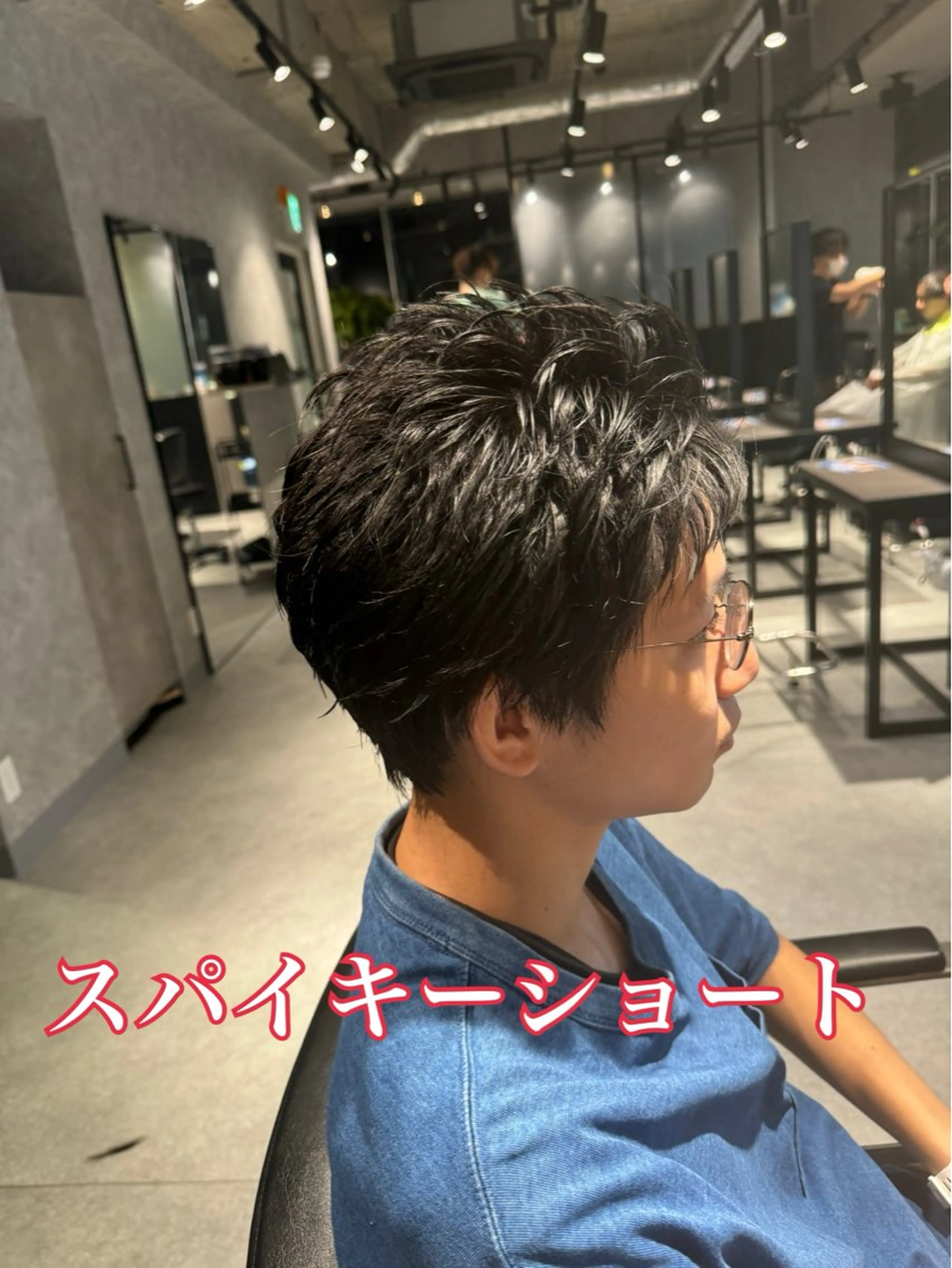 ショート Mens  Salon stud.所属・川畑 大地/波巻きパーマのヘアスタイル