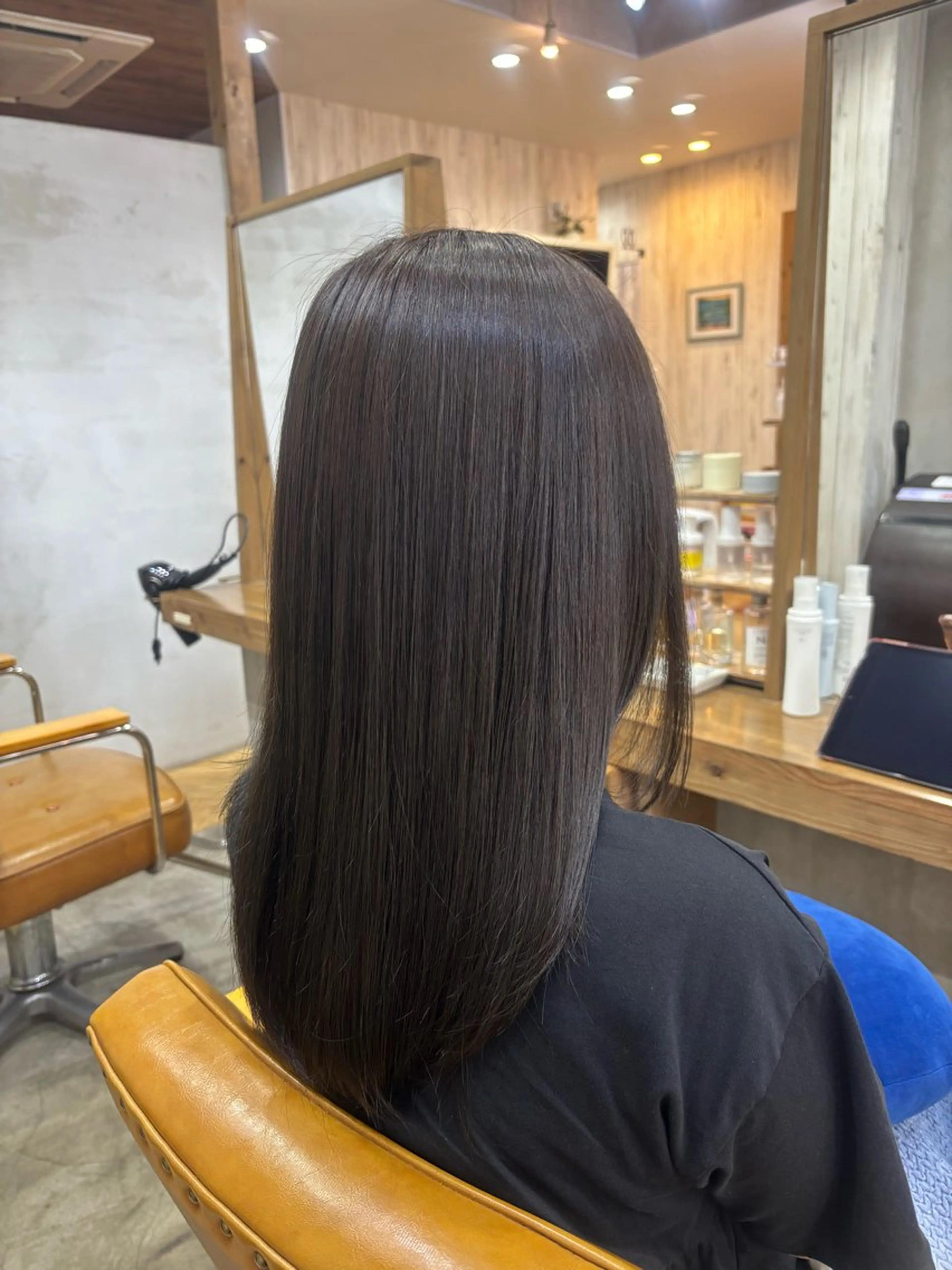 セミロング カラー グレージュ オリーブグレージュ オリーブグレー 🌷 hazuki🌷のマツエク・マツパデザイン