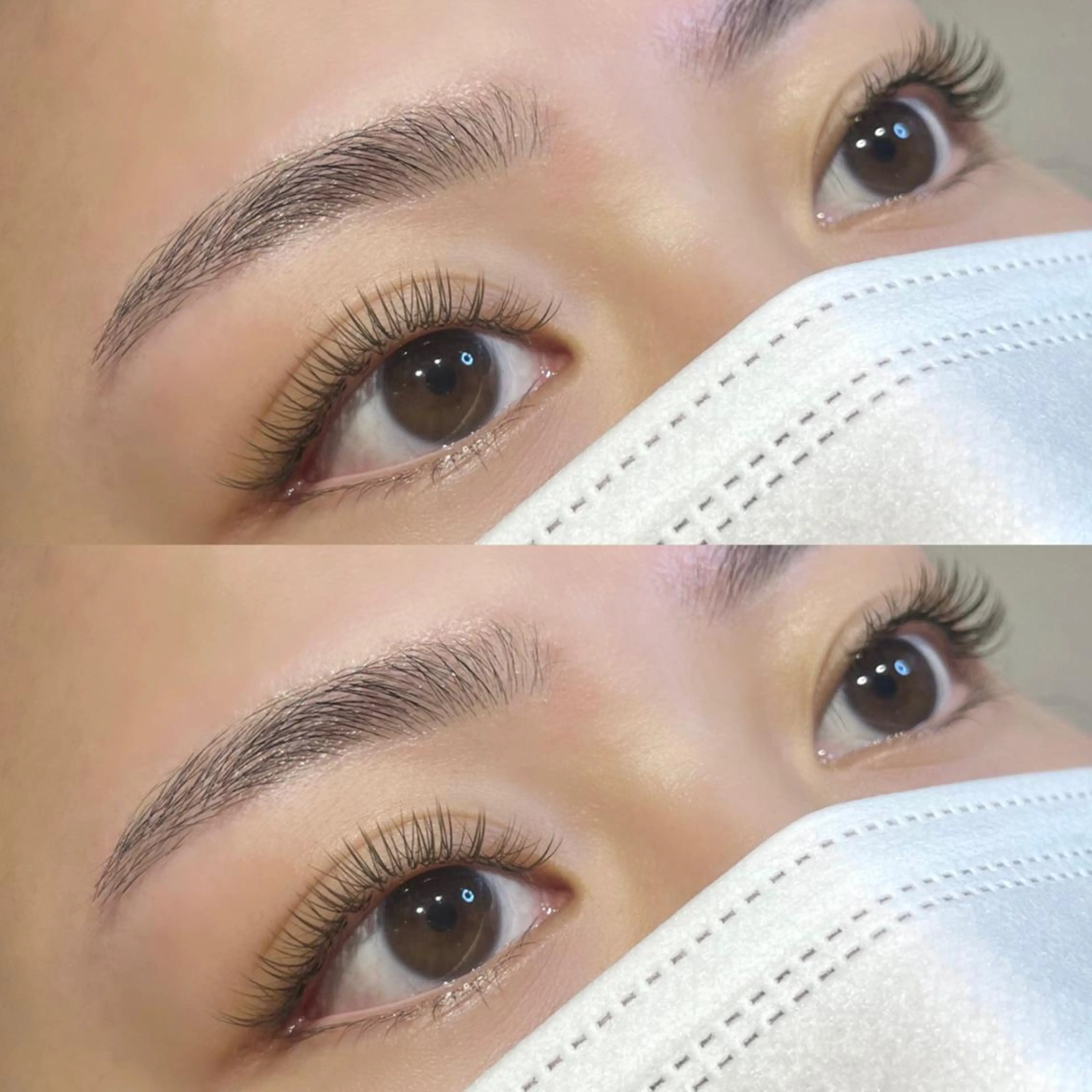 マツエク・マツパ アイブロウ フラットラッシュ 【LILY】伊沢/ バインド/パリ/エクのマツエク・マツパデザイン