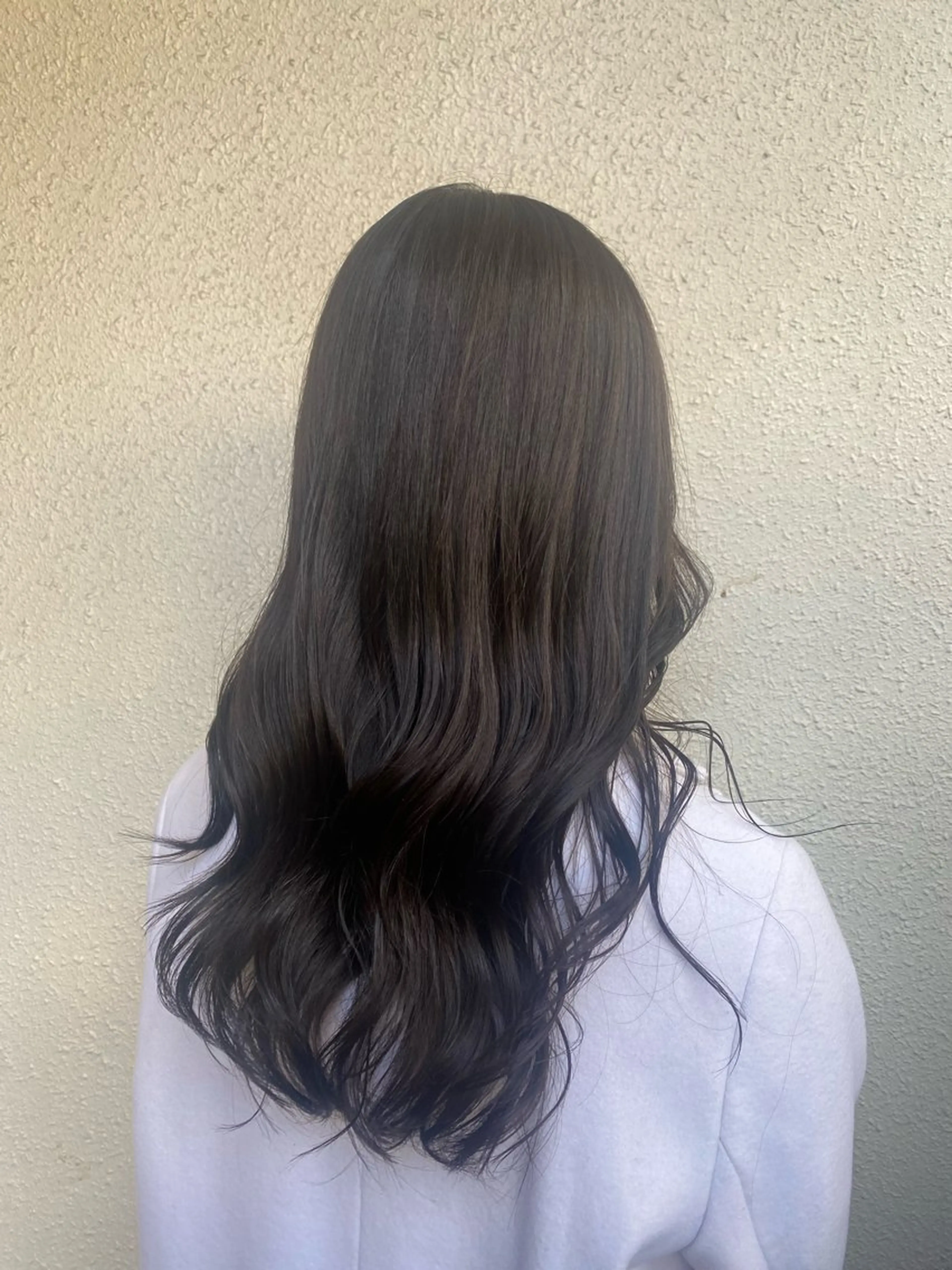 ロング カラー 透明感カラー ヘアカラー トリートメント ブリーチカラーと、髪 質改善。HARUKAのヘアスタイル