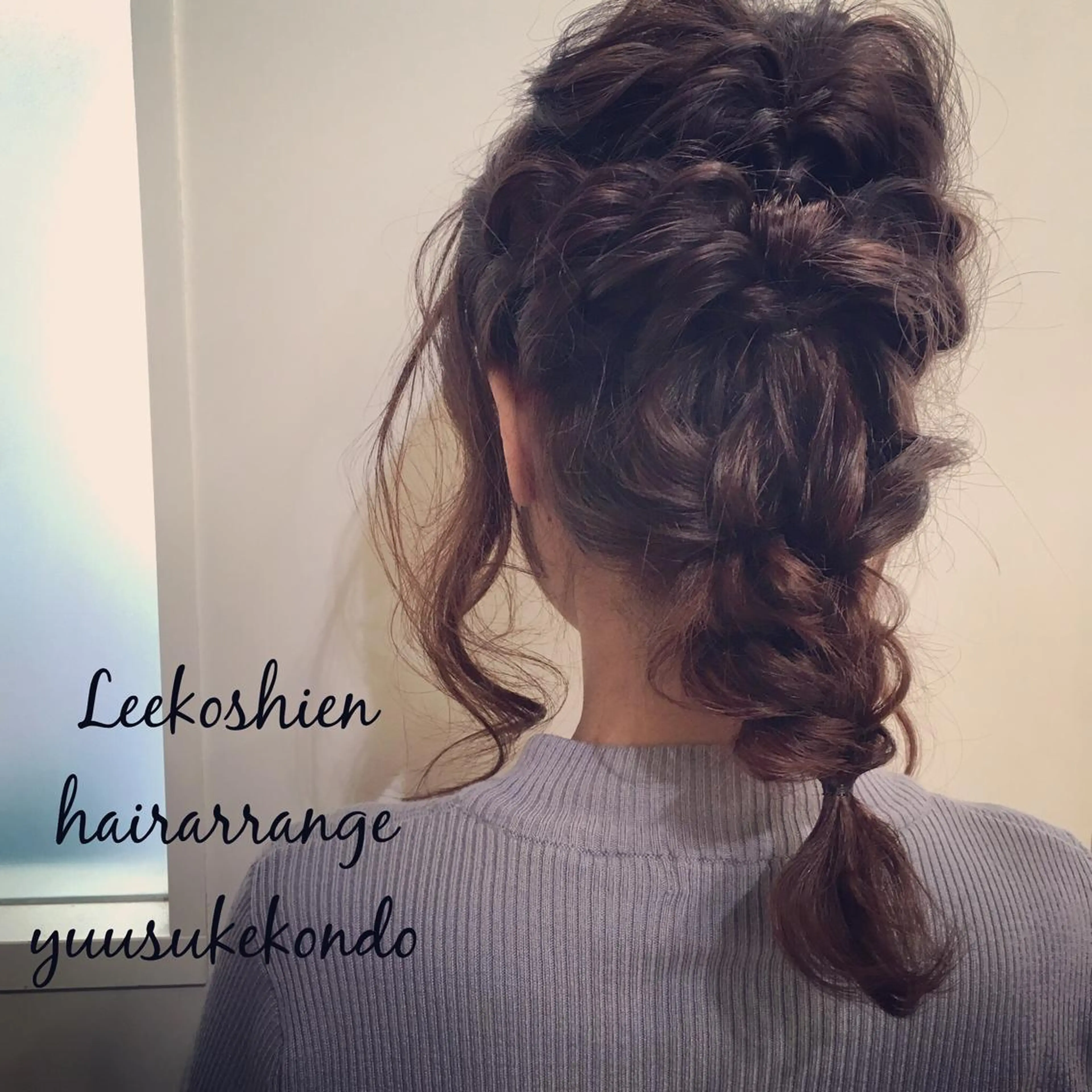 ミディアム セミロング ヘアアレンジ _WHITE高槻所属・_WHITE高槻店 yusukeのヘアスタイル