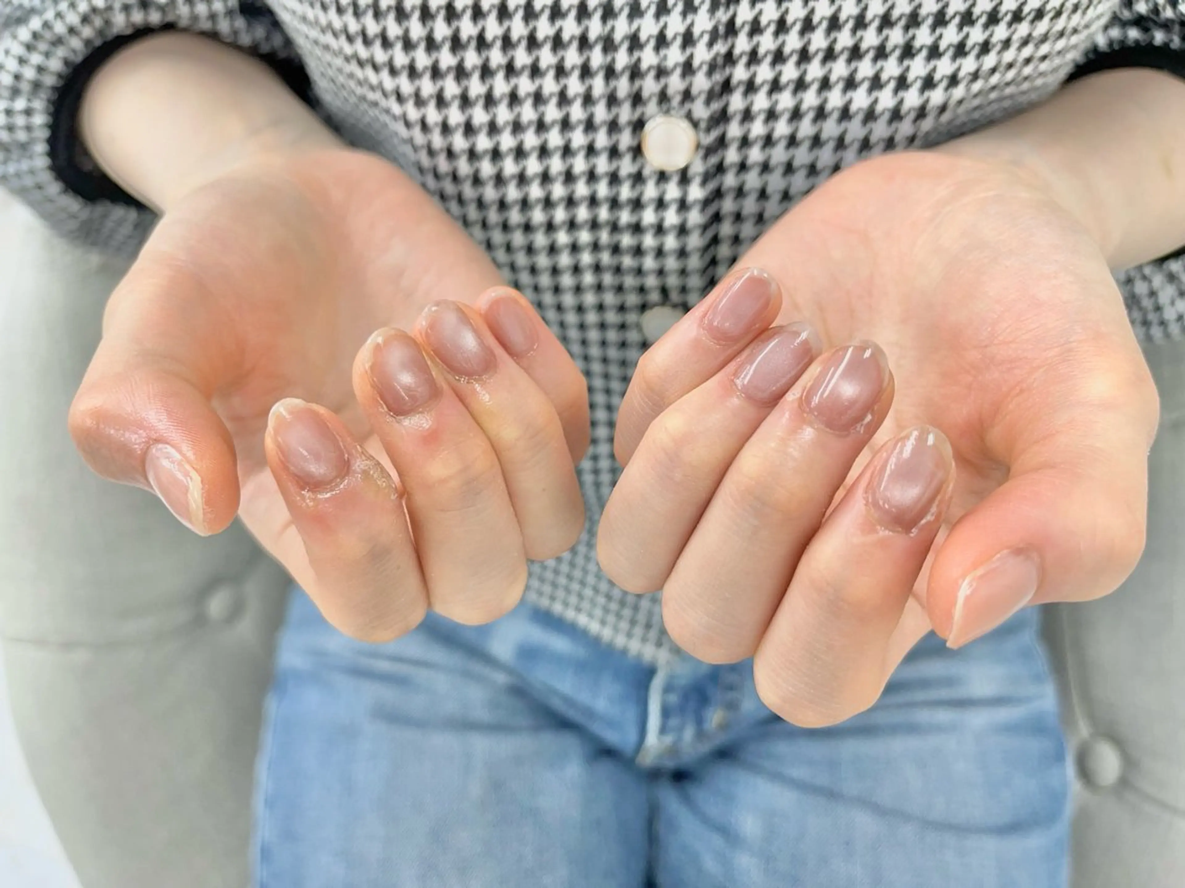 ネイル マグネットネイル オフィスネイル ハンドネイル Bianca赤羽 信末のネイルデザイン