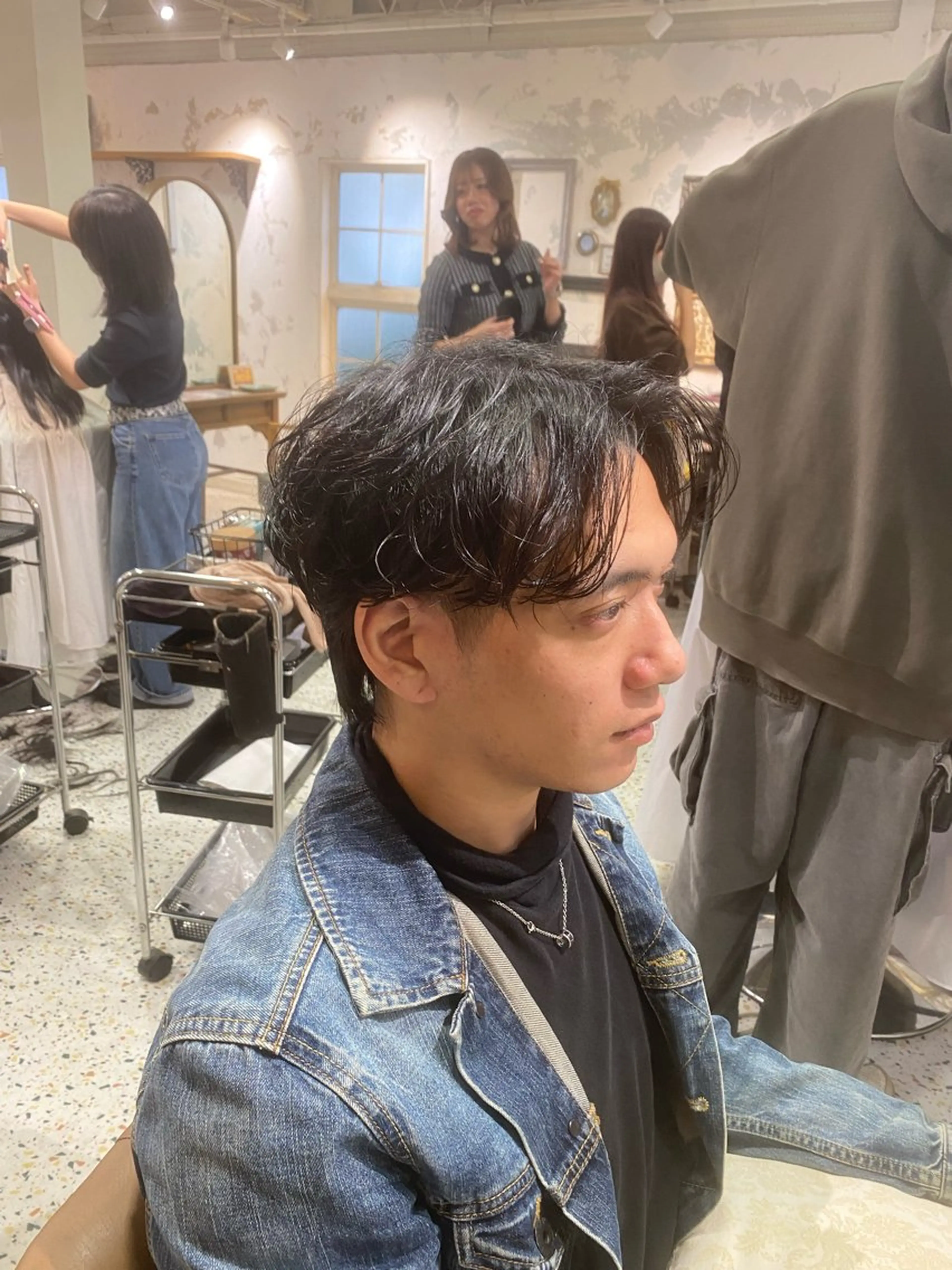 パーマ メンズ カット パーマ 進藤彪雅/メンズ/ 千葉駅【GENiE】のヘアスタイル