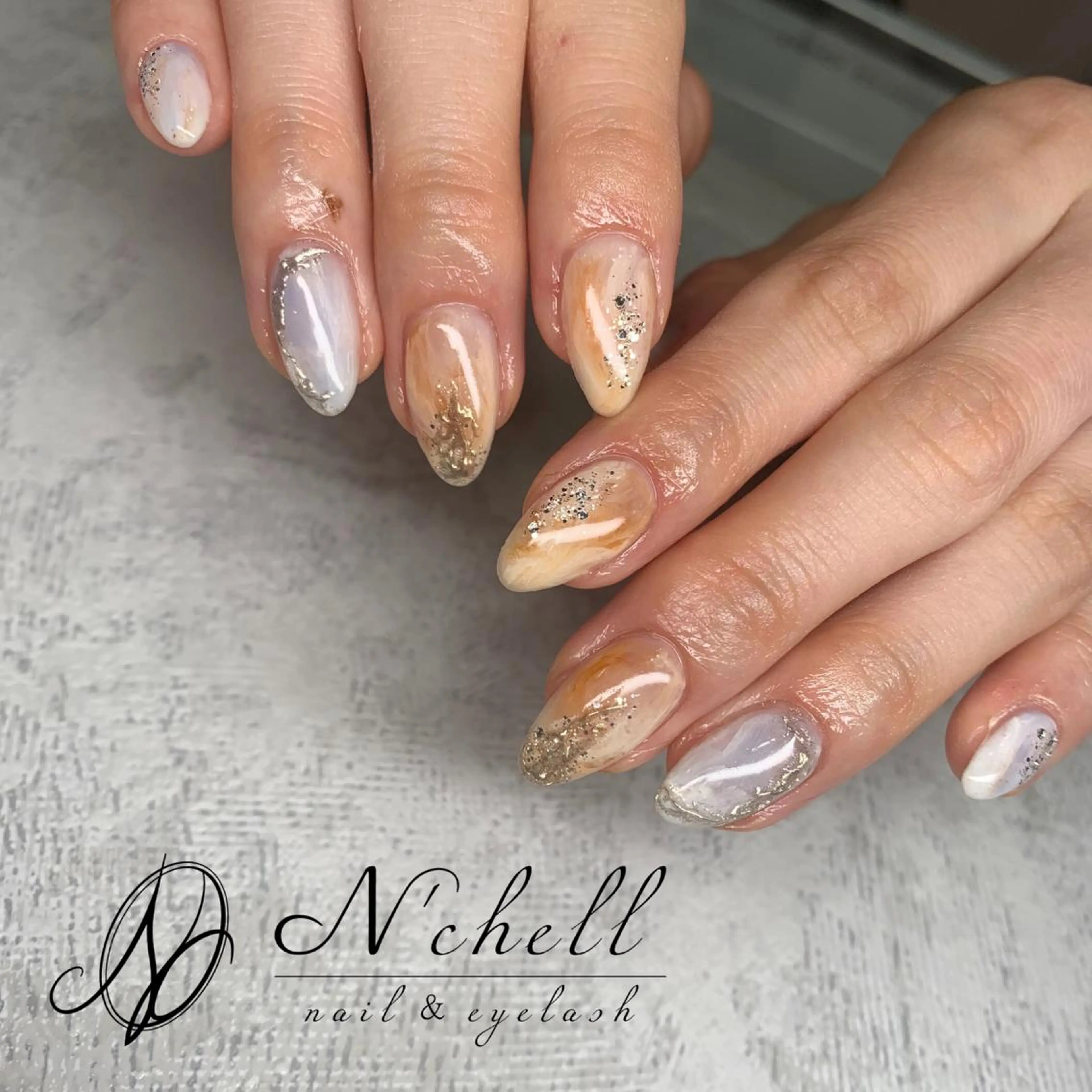 ネイル ニュアンスネイル Nailist Minekiのネイルデザイン