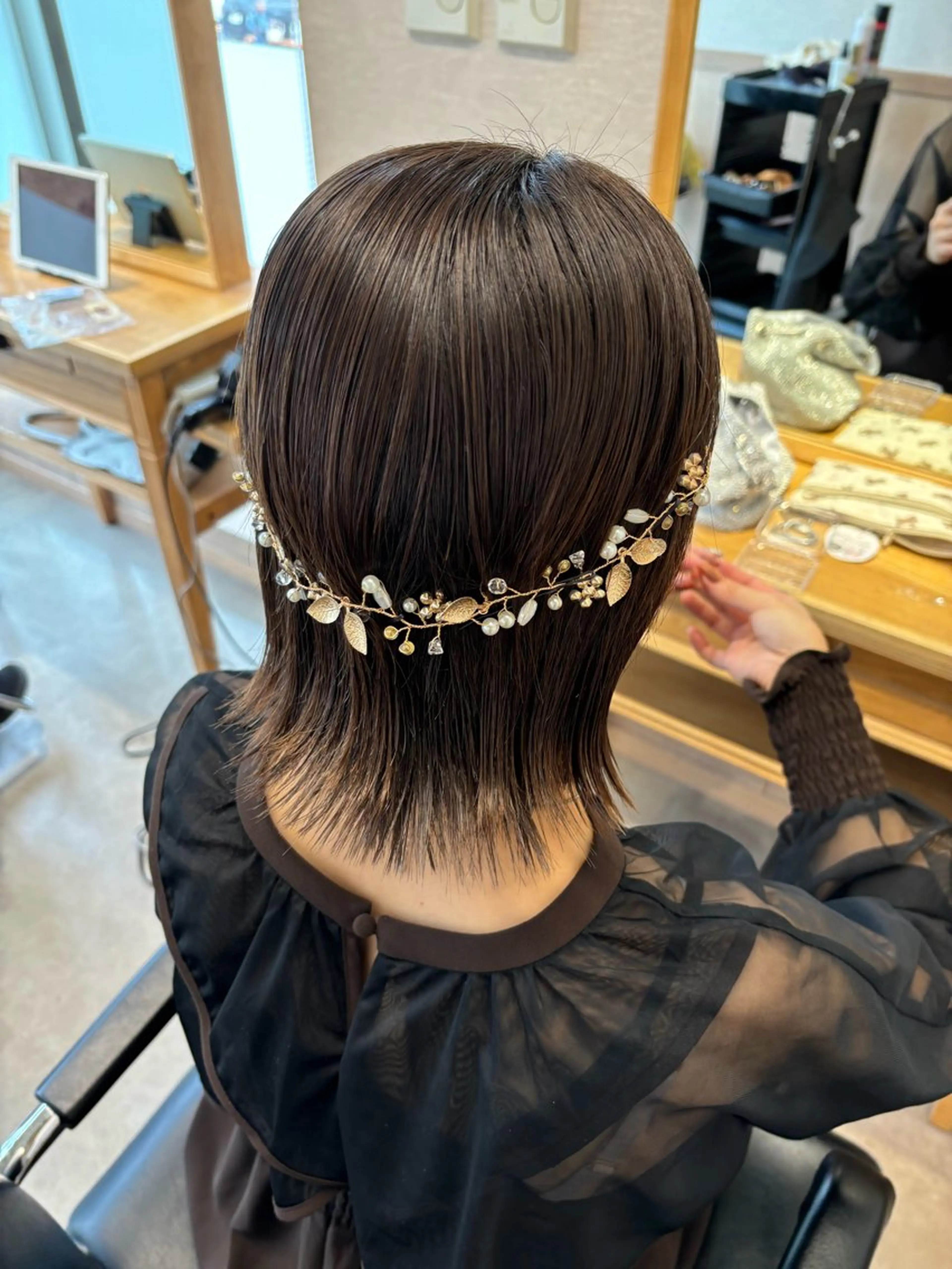 ショート ヘアアレンジ ヘアセット GO TODAY SHAiRE  SALON  名古屋店所属・miho 🌼🌼🌼のヘアスタイル