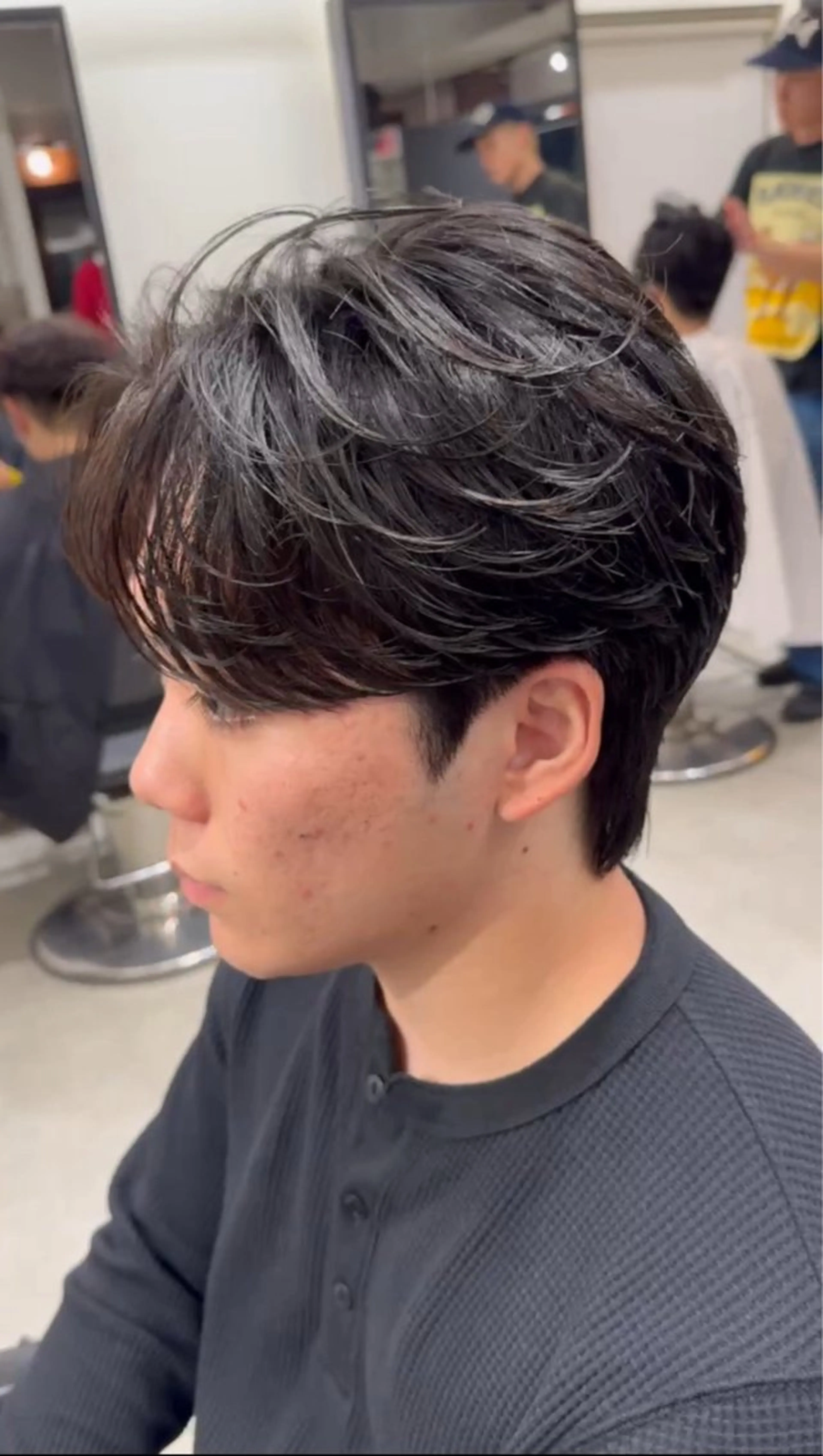 パーマ メンズ カット パーマ fifth 武正 琉生のヘアスタイル