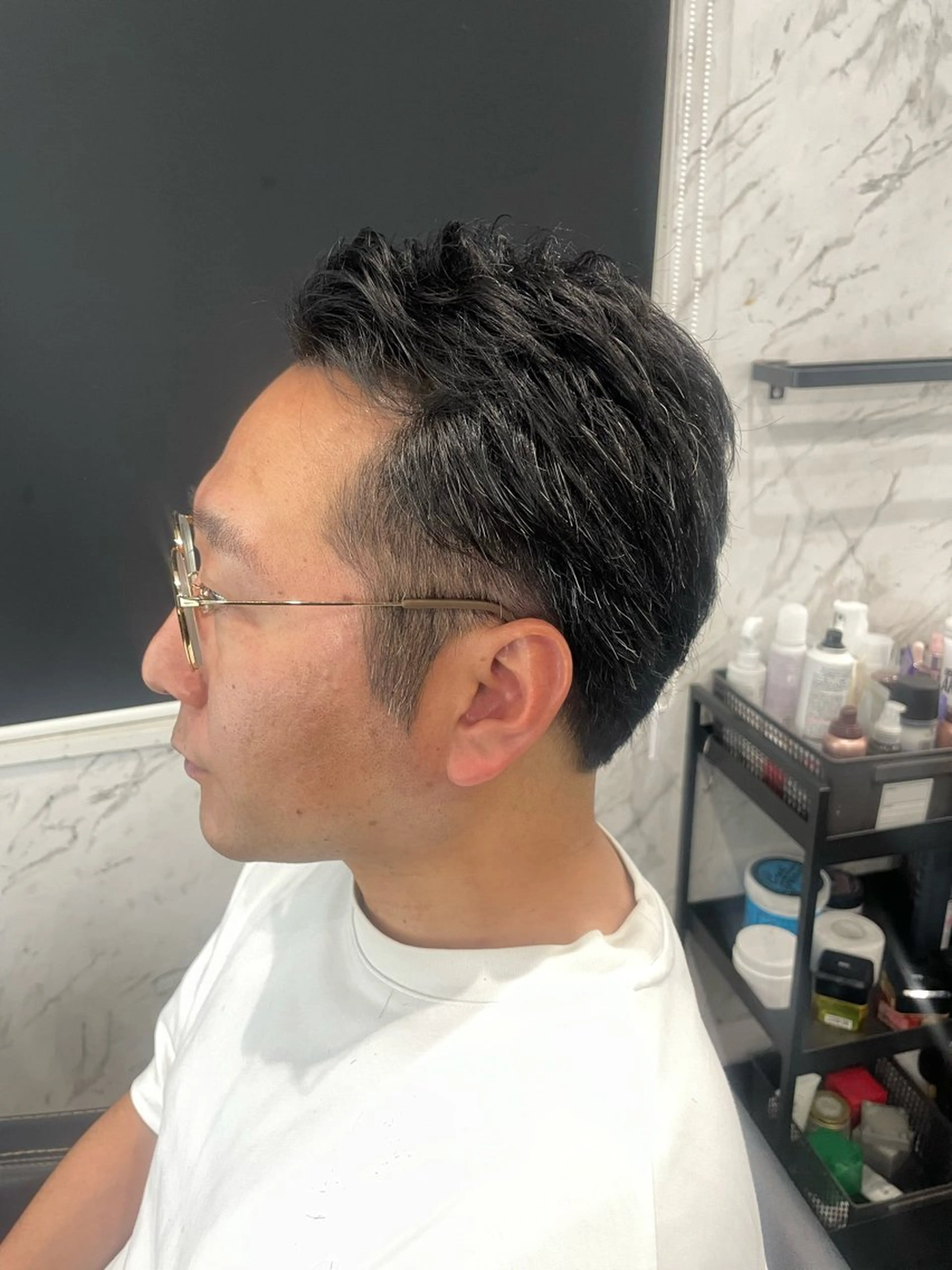 メンズ カット 五十嵐 満梨奈のヘアスタイル