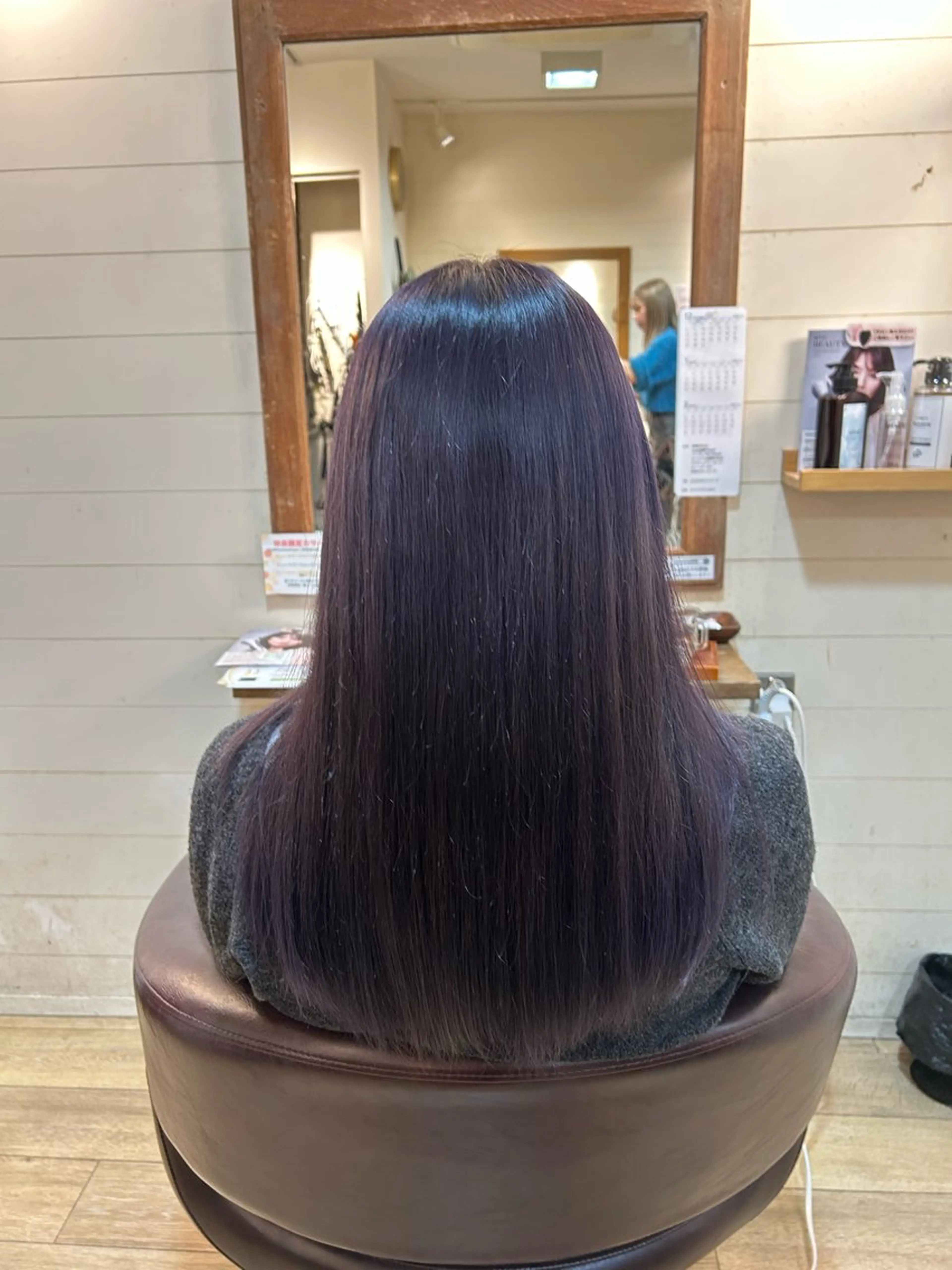 セミロング な おのヘアスタイル