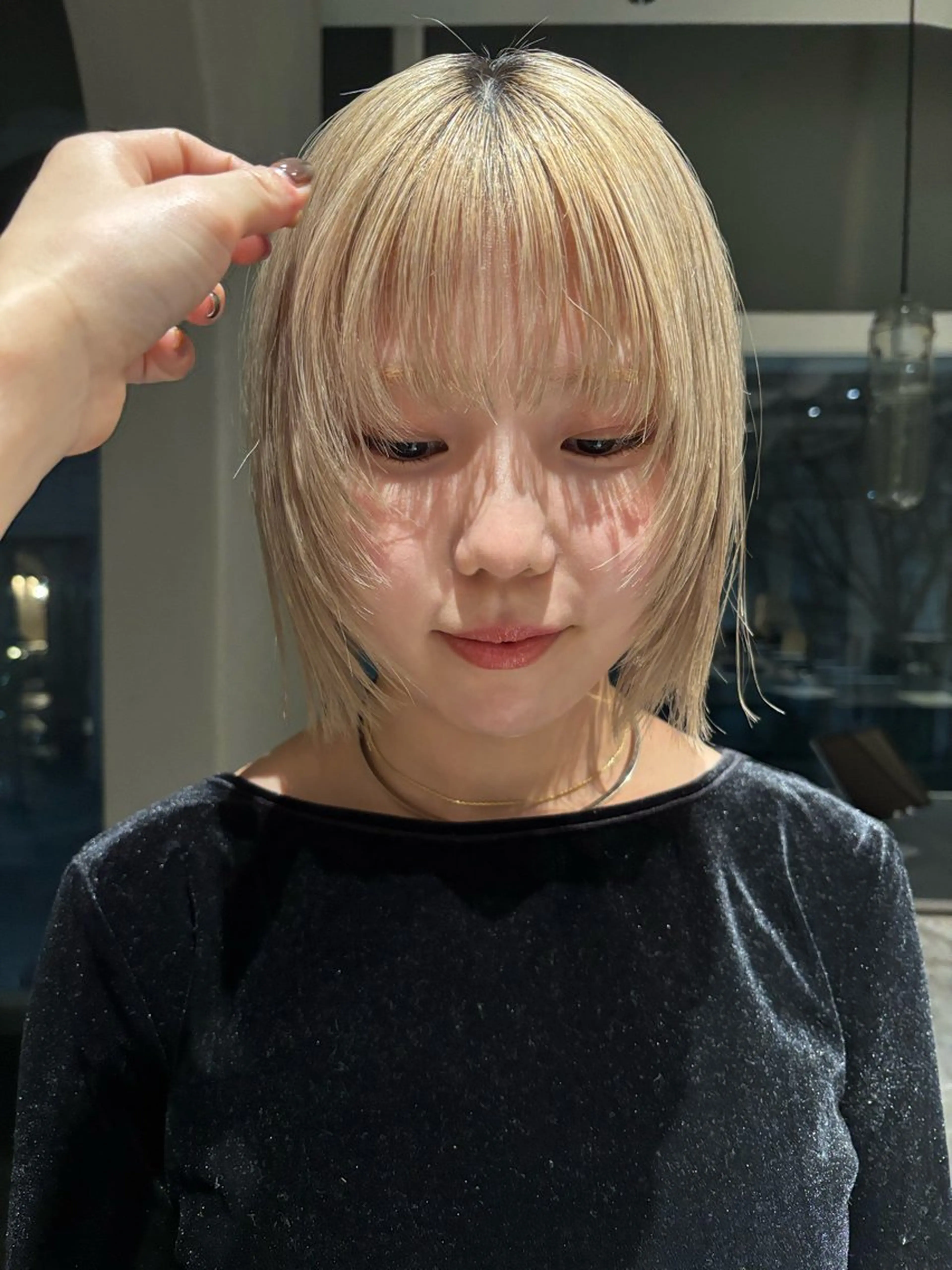 ショート 顔周りカット hishida akiho  🩰のヘアスタイル