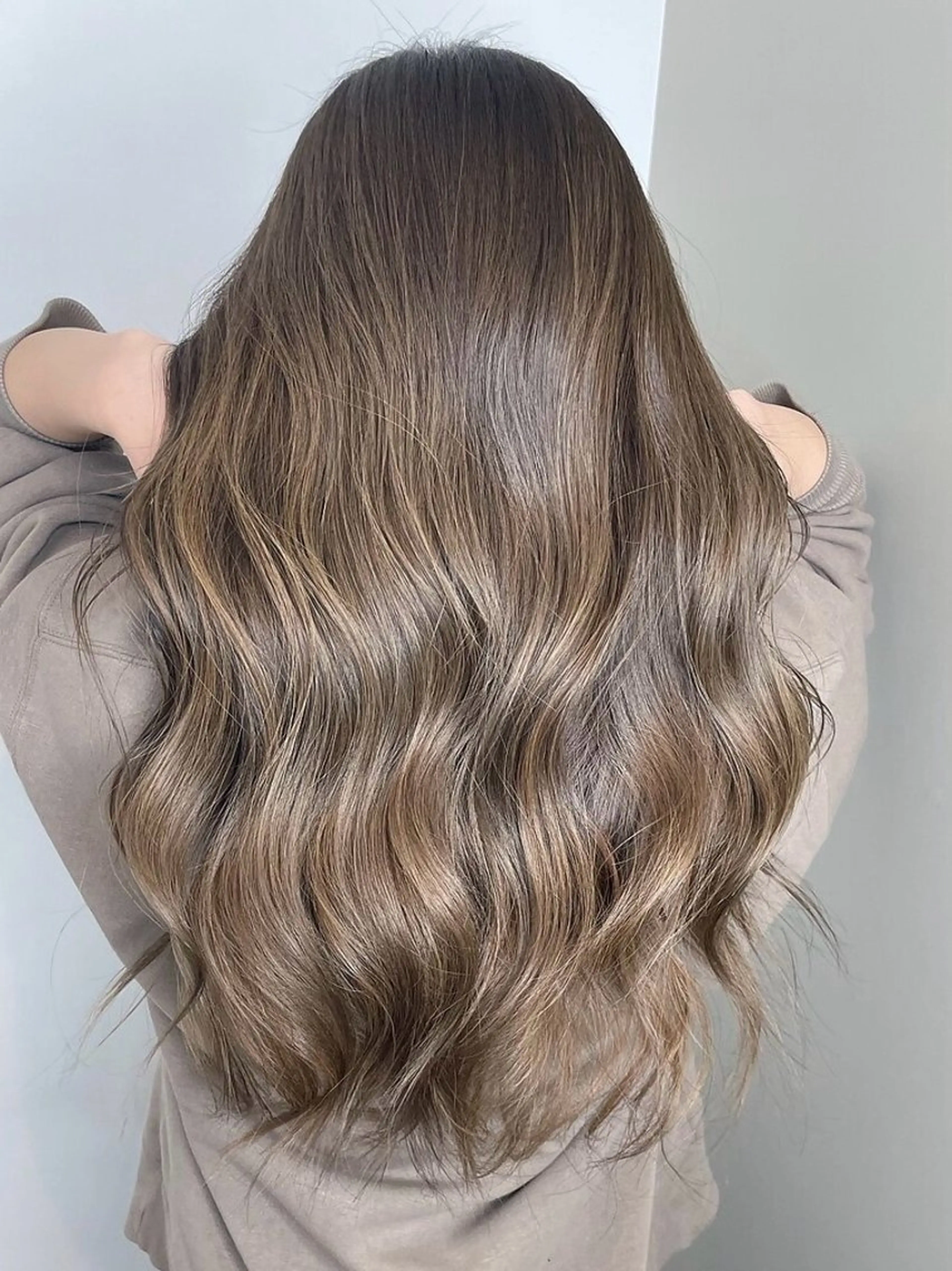 ロング カット ヘアカラー トリートメント 髪質改善/ ストレート/佐藤健人のヘアスタイル