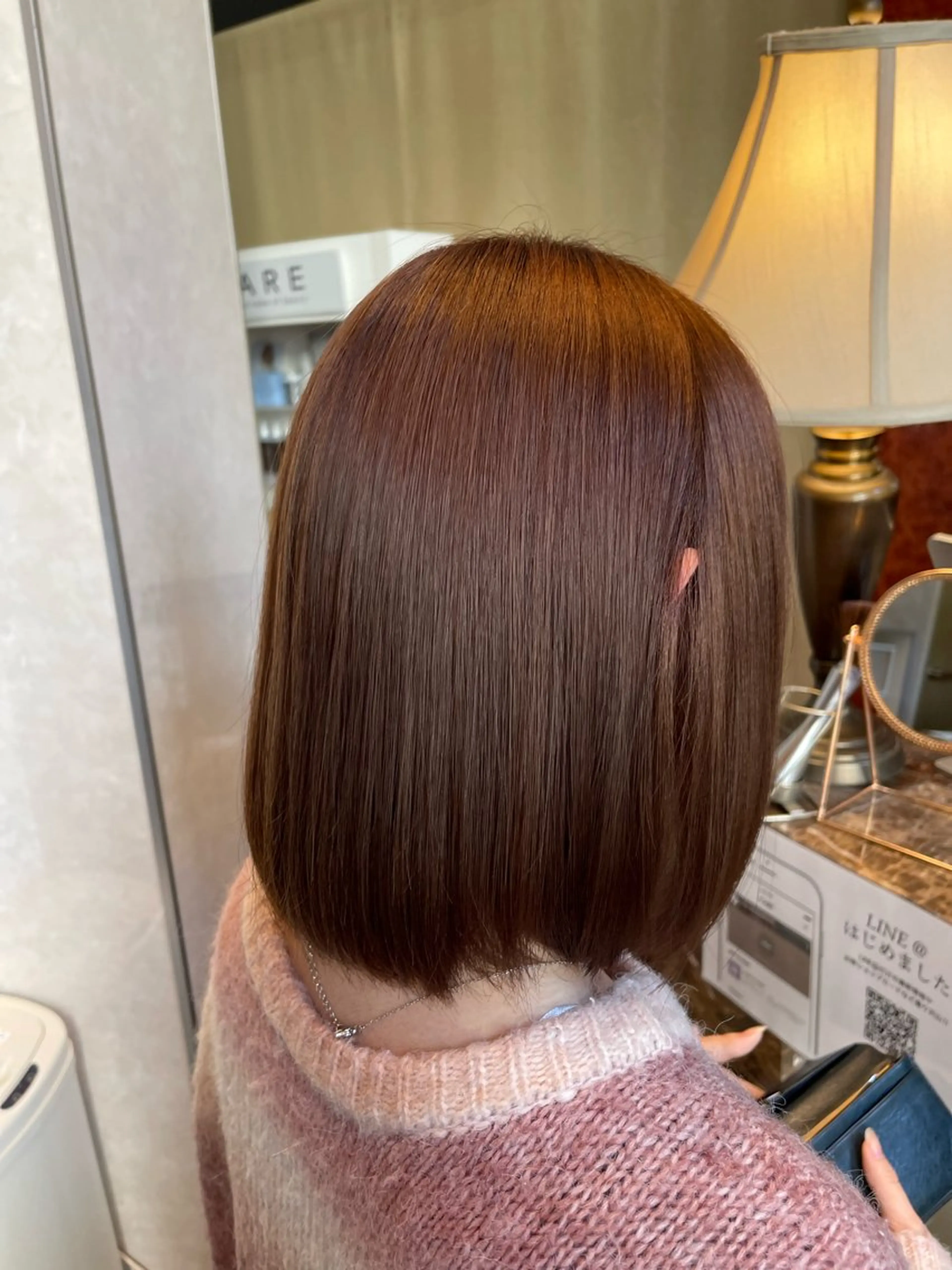 ミディアム 縮毛矯正 CARE SHINSAIBASHI所属・縮毛・酸性ストレート モデル募集のヘアスタイル